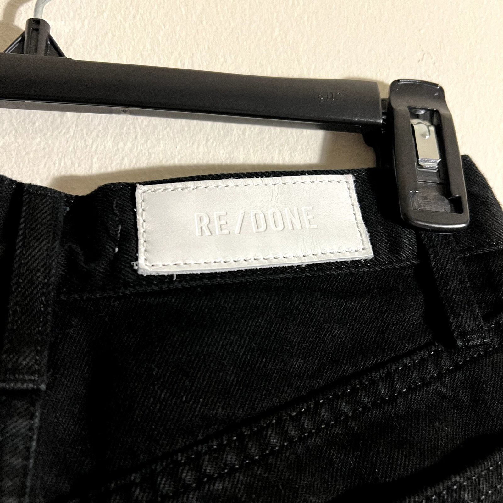 RE/DONE RE/DONE Originals 70s Bootcut jeans in Jet Black size 24 Size 24" / US 00 / IT 34 - 4 Thumbnail