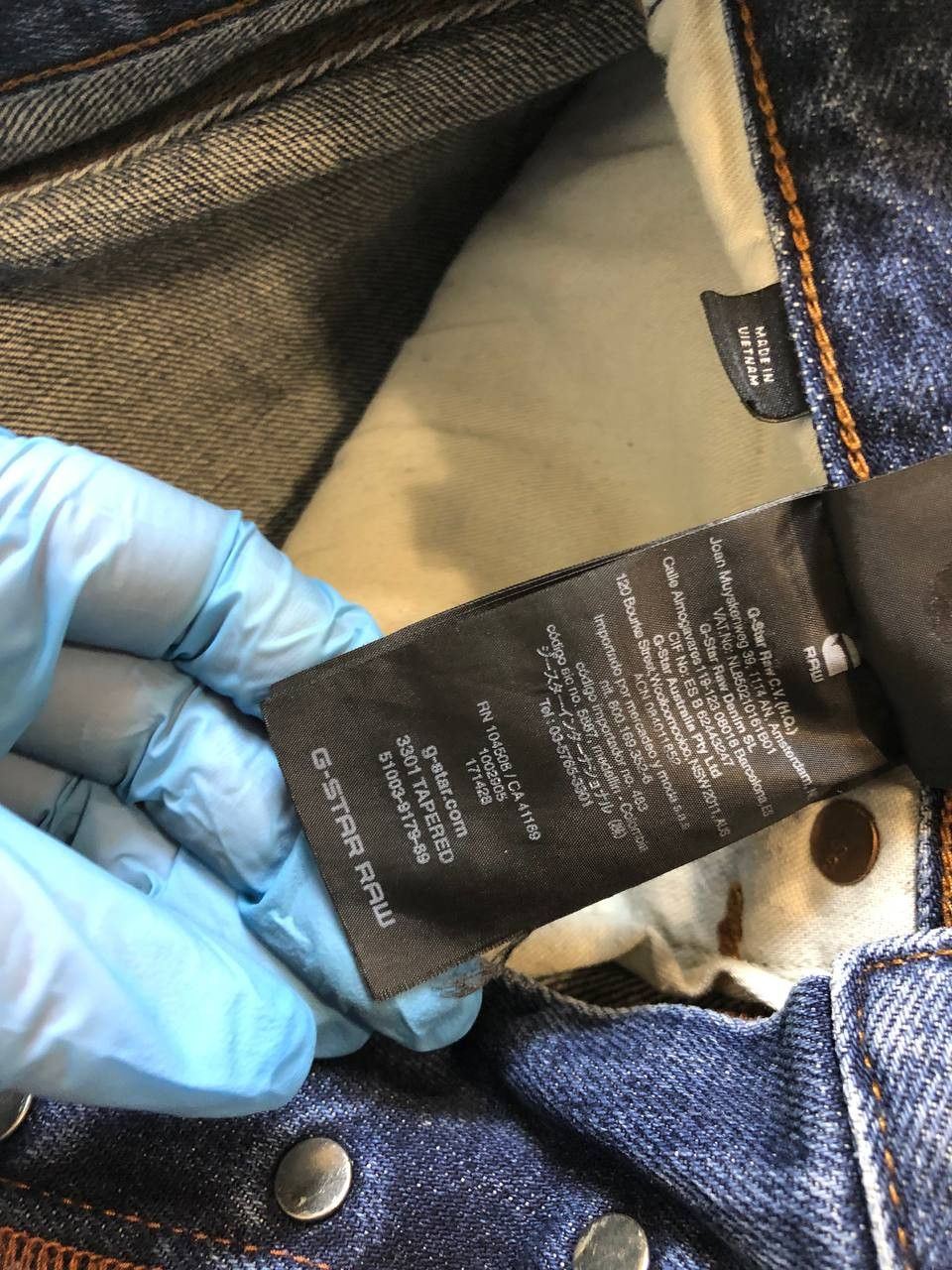 G-Star G STAR RAW 3301 Regular Tapered Jeans Button Fly Size US 29 - 4 Thumbnail