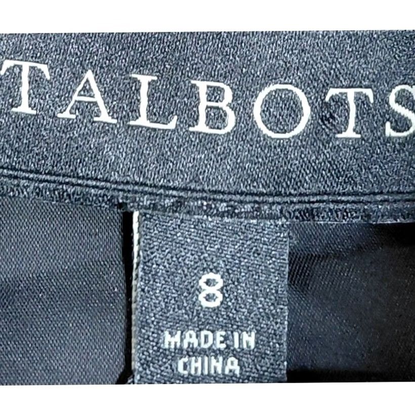 Talbots NWT Talbots Wool Blend Jacket Black White Plaid Long Sleeve Women Size 8 Size M / US 6-8 / IT 42-44 - 3 Thumbnail