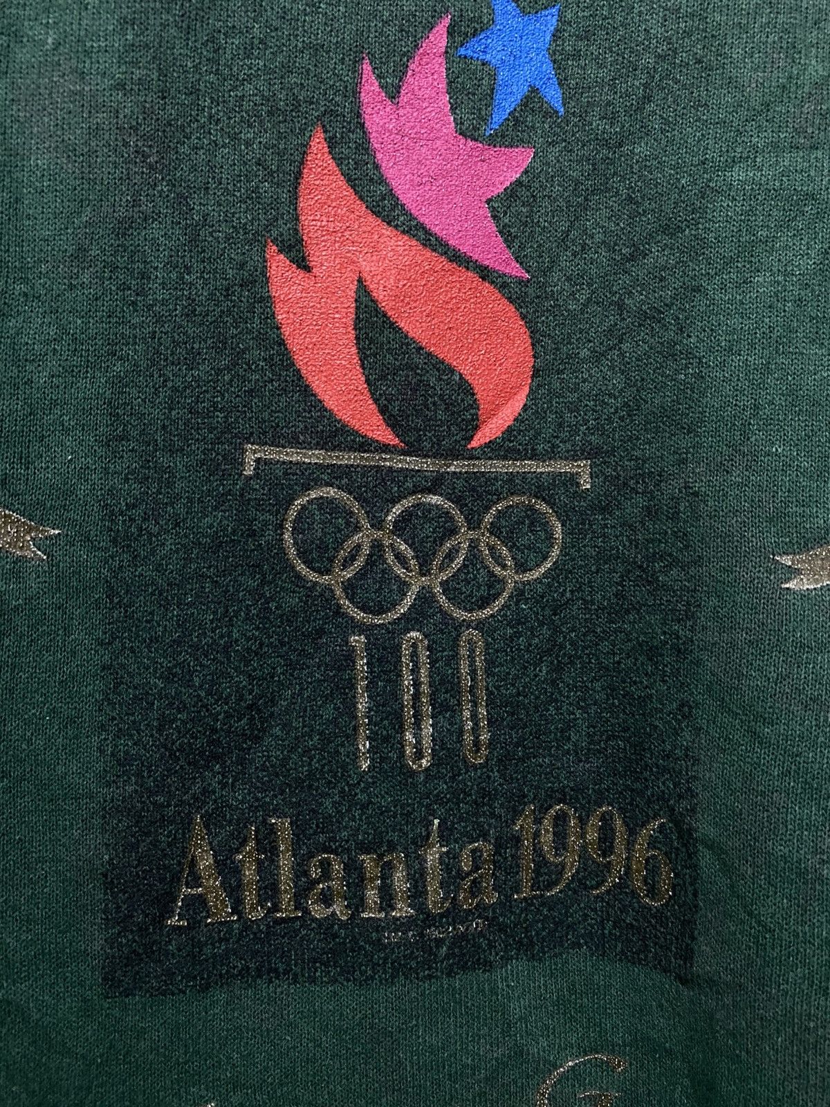 USA Olympics VINTAGE ATLANTA USA 1996 OLYMPICS Size US XL / EU 56 / 4 - 3 Thumbnail