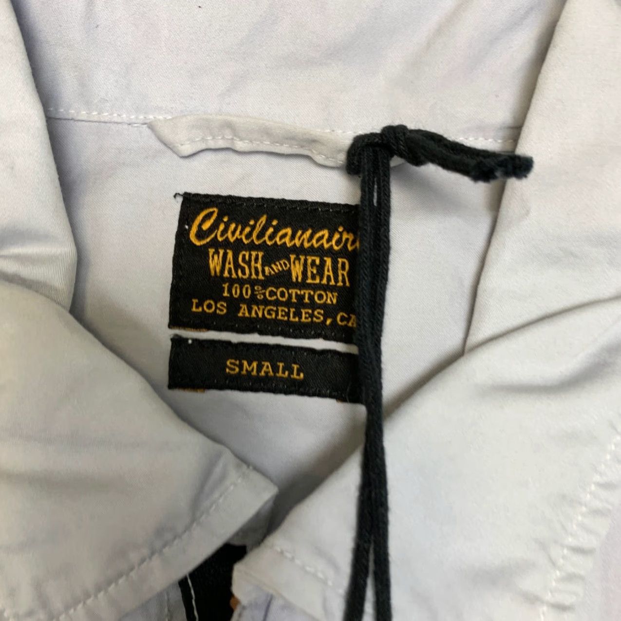 Vintage Civilianaire Peace Jacket Mens Small Gray Cotton Button Front Outdoor Travel Size US S / EU 44-46 / 1 - 5 Thumbnail