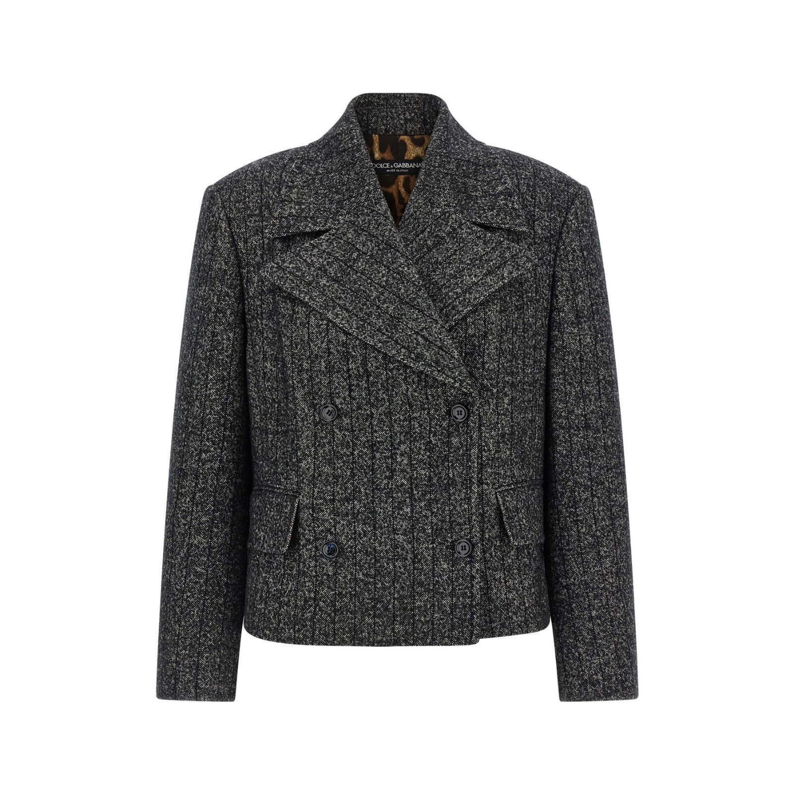 Dolce & Gabbana DOLCE&GABBANA Black Wool Blazer Jacket New & Authentic (Wome Size XS / US 0-2 / IT 36-38 - 1 Thumbnail