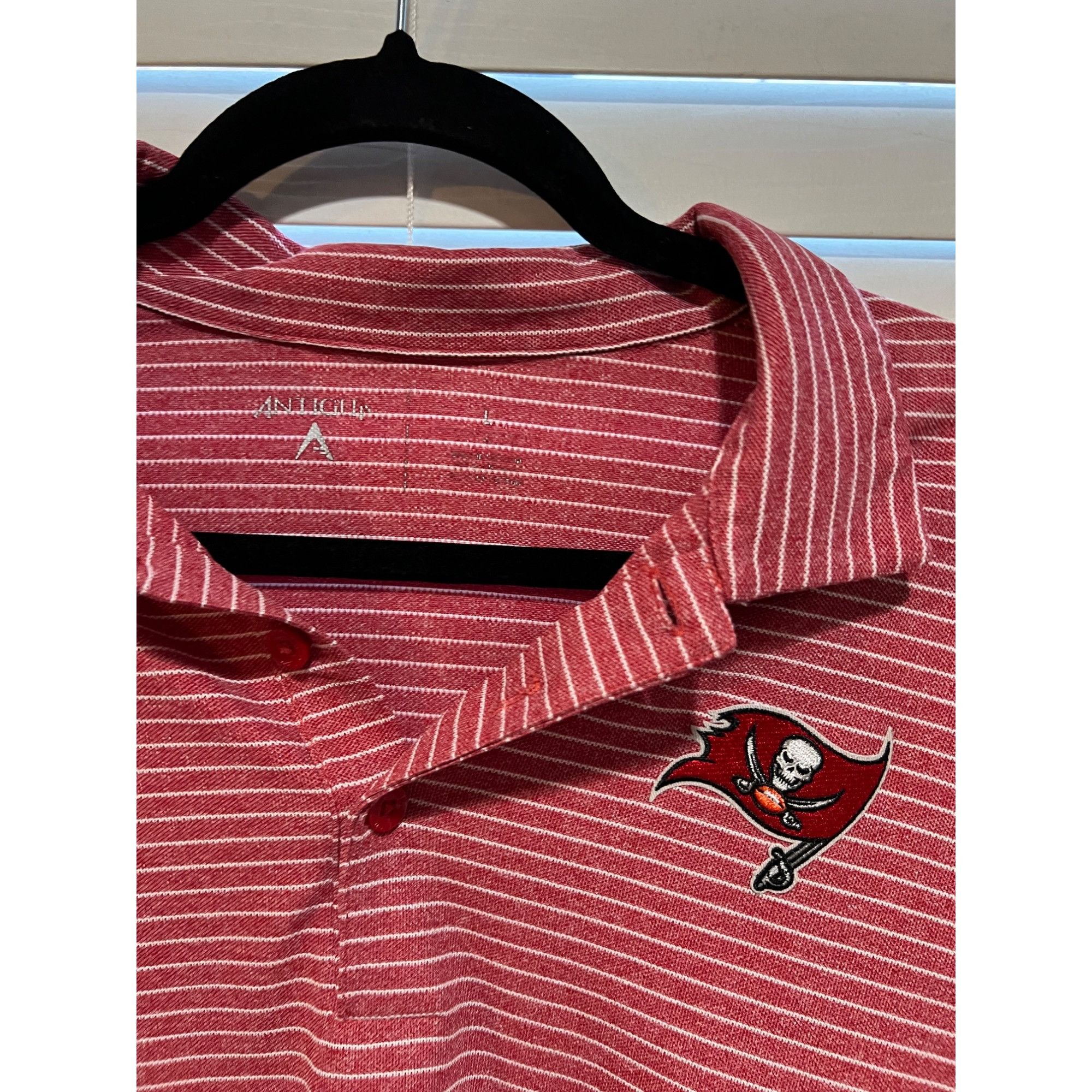 Antigua Antigua Tampa Bay Buccaneers Polo Shirt - Size L Size US L / EU 52-54 / 3 - 2 Thumbnail