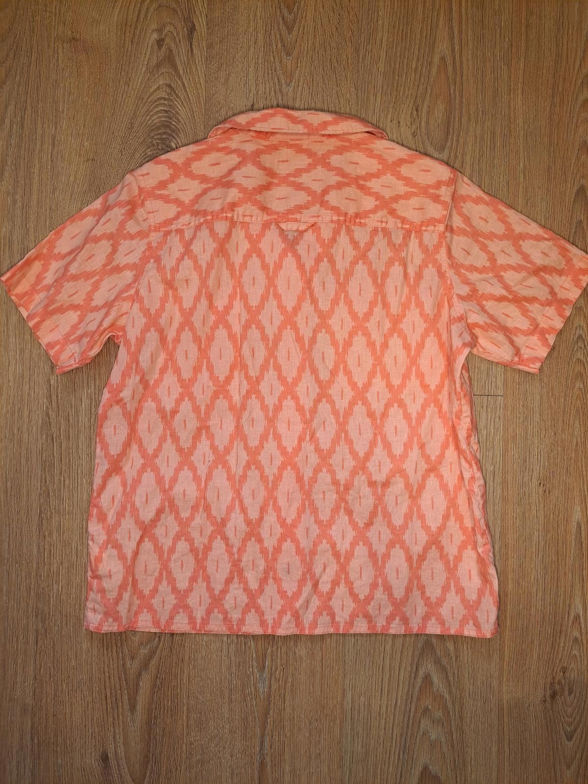 Duluth Trading Company Duluth Trading Button Up Shirt Womens Small Orange Hemp Size S / US 4 / IT 40 - 4 Thumbnail