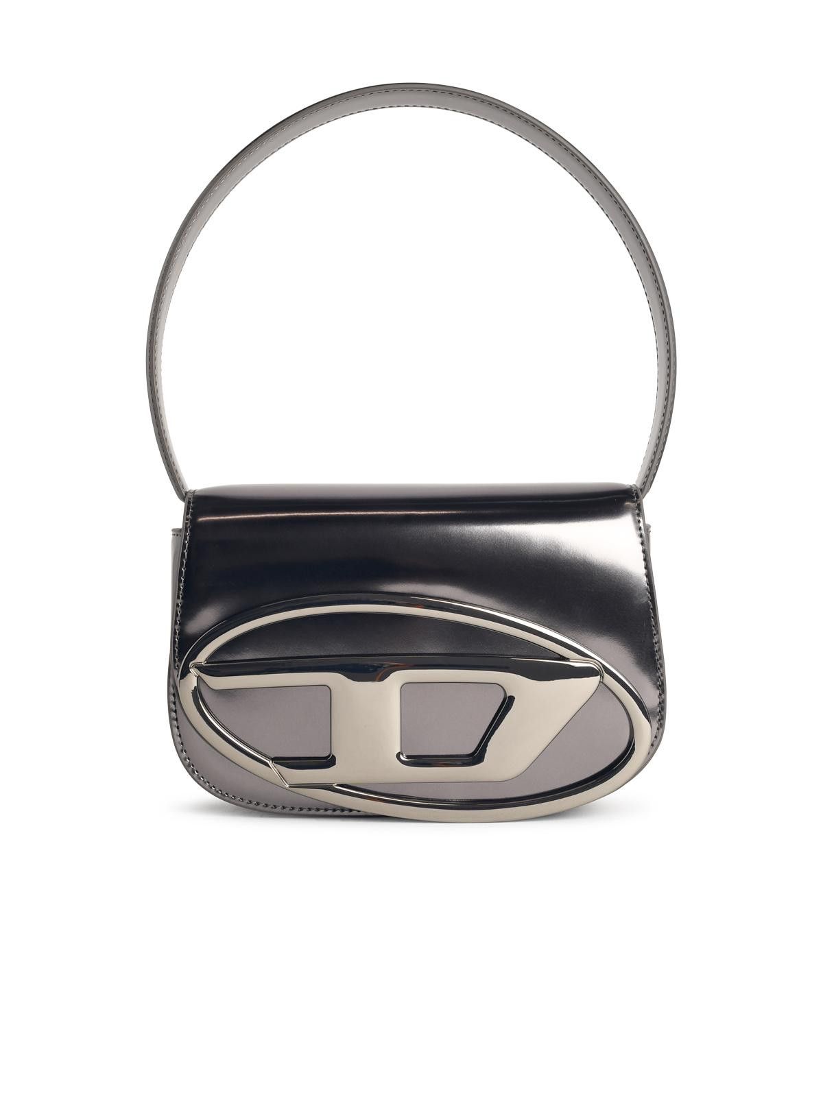 Diesel DIESEL '1Dr' Grey Mirrored Leather Bag Size ONE SIZE - 1 Thumbnail