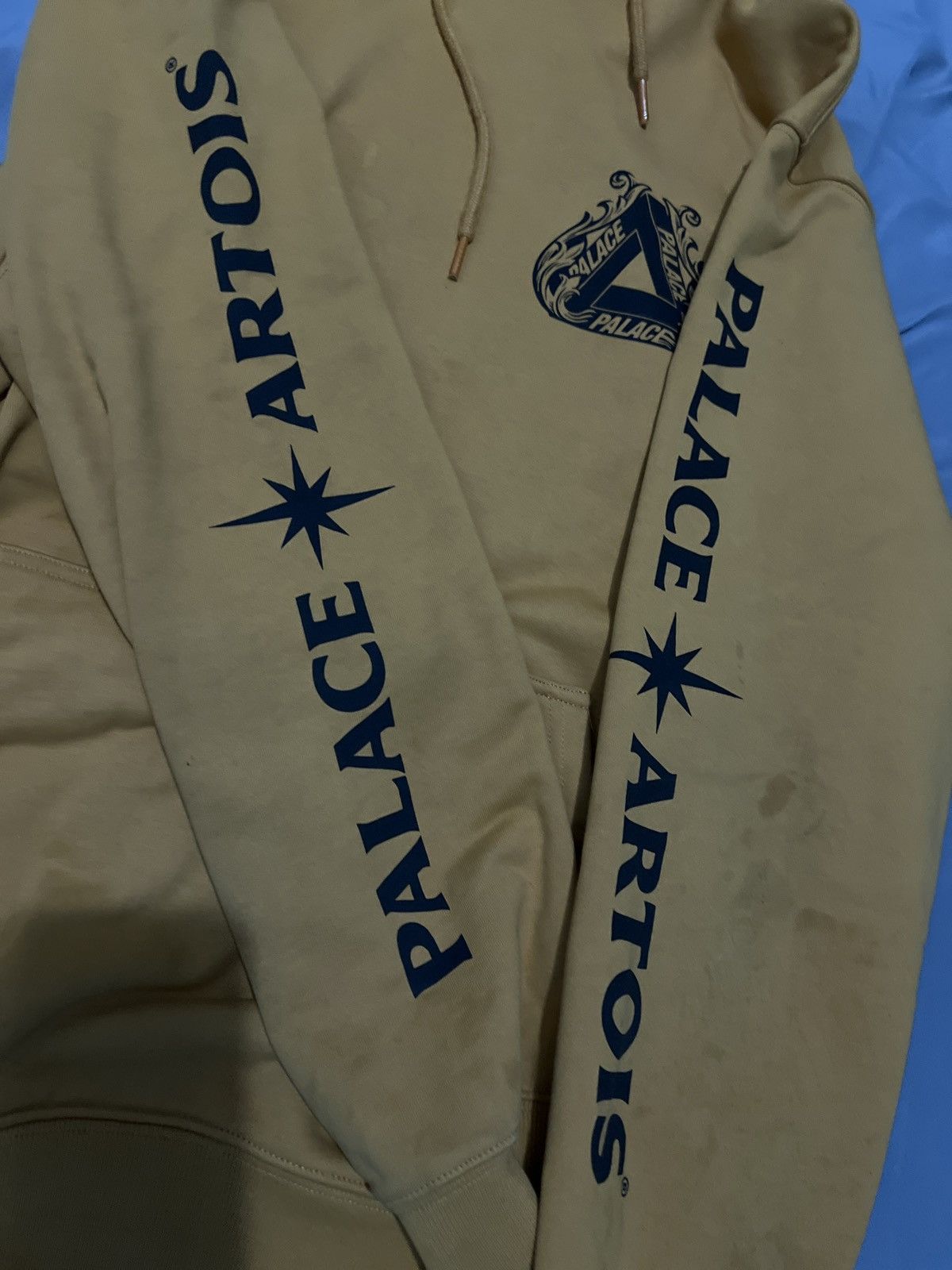 Palace Palace Stella Artois Hoodie Gold M Size US M / EU 48-50 / 2 - 5 Thumbnail