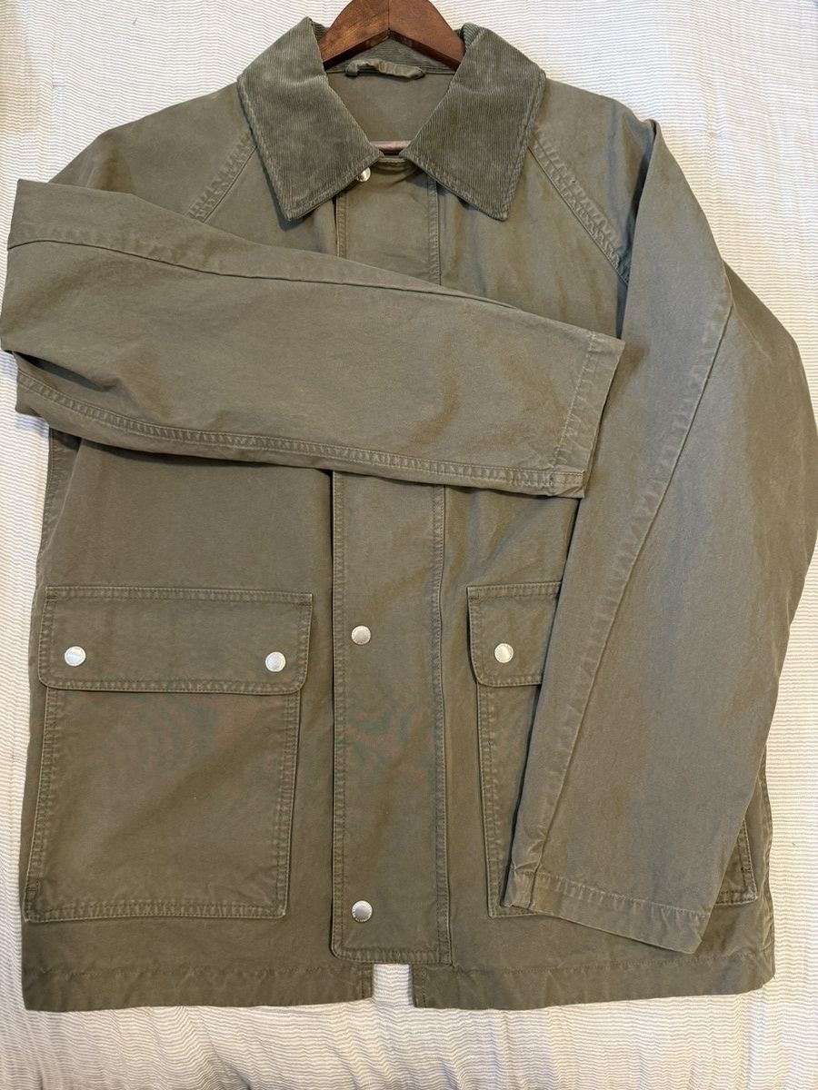 NN07 Glenn Corduroy-Trimmed Garment-Dyed Canvas Jacket Size US M / EU 48-50 / 2 - 2 Thumbnail