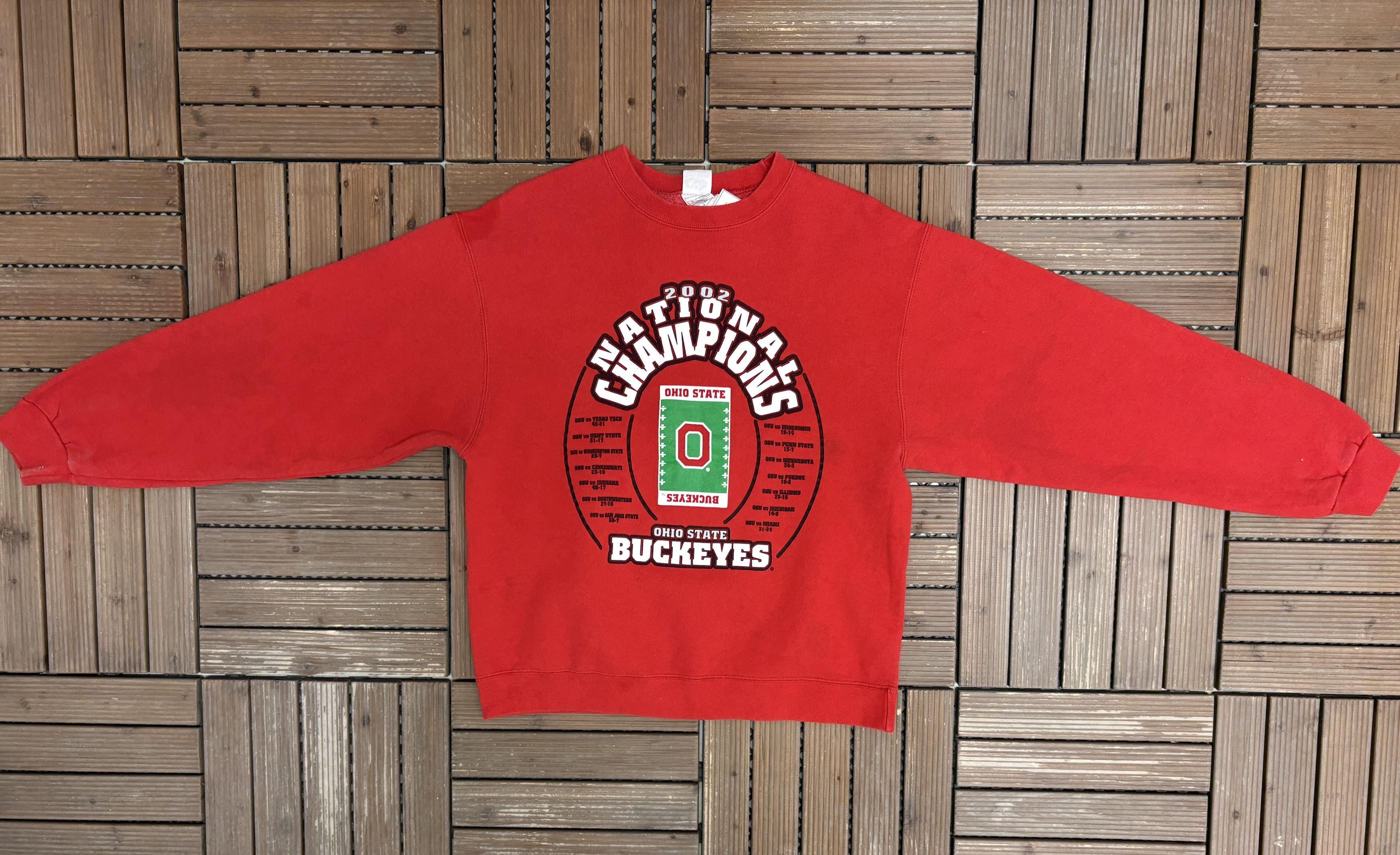 Vintage Ohio State Buckeyes National Champions 2002 Vintage Crewneck Size US L / EU 52-54 / 3 - 5 Thumbnail
