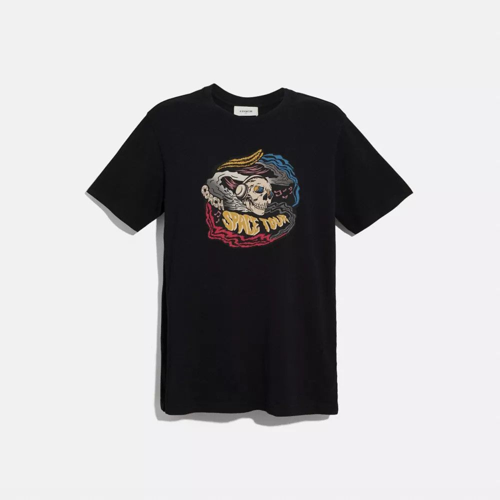 Coach Coach Space Tour Graphic T-Shirt | Black Skull Graphic Size US XL / EU 56 / 4 - 1 Preview