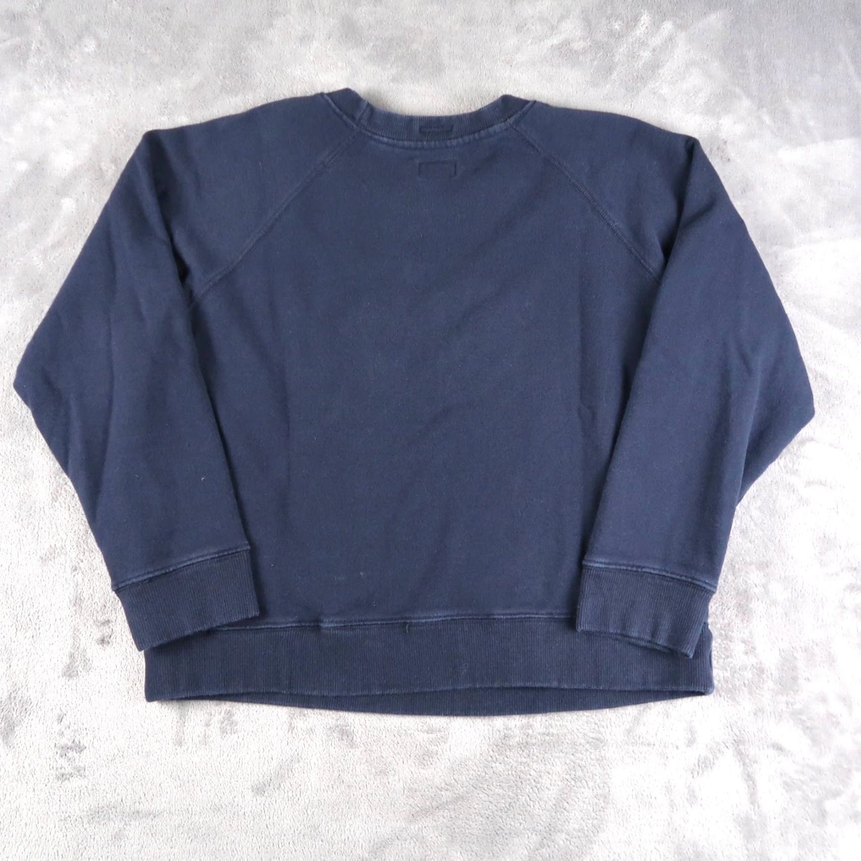 MOTHER MOTHER Sweatshirt Shirt Blue L Crewneck Logo Graphic Print Raglan Sleeve Size L / US 10 / IT 46 - 2 Thumbnail