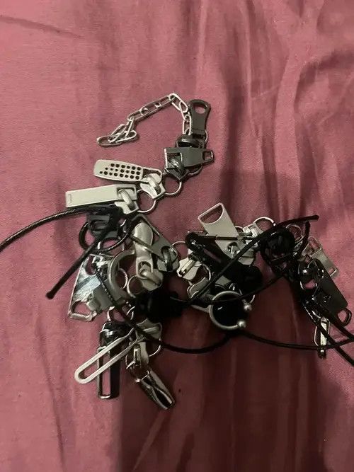 VIBE Cyber Punk Zipper Necklace Chain Size ONE SIZE - 4 Thumbnail