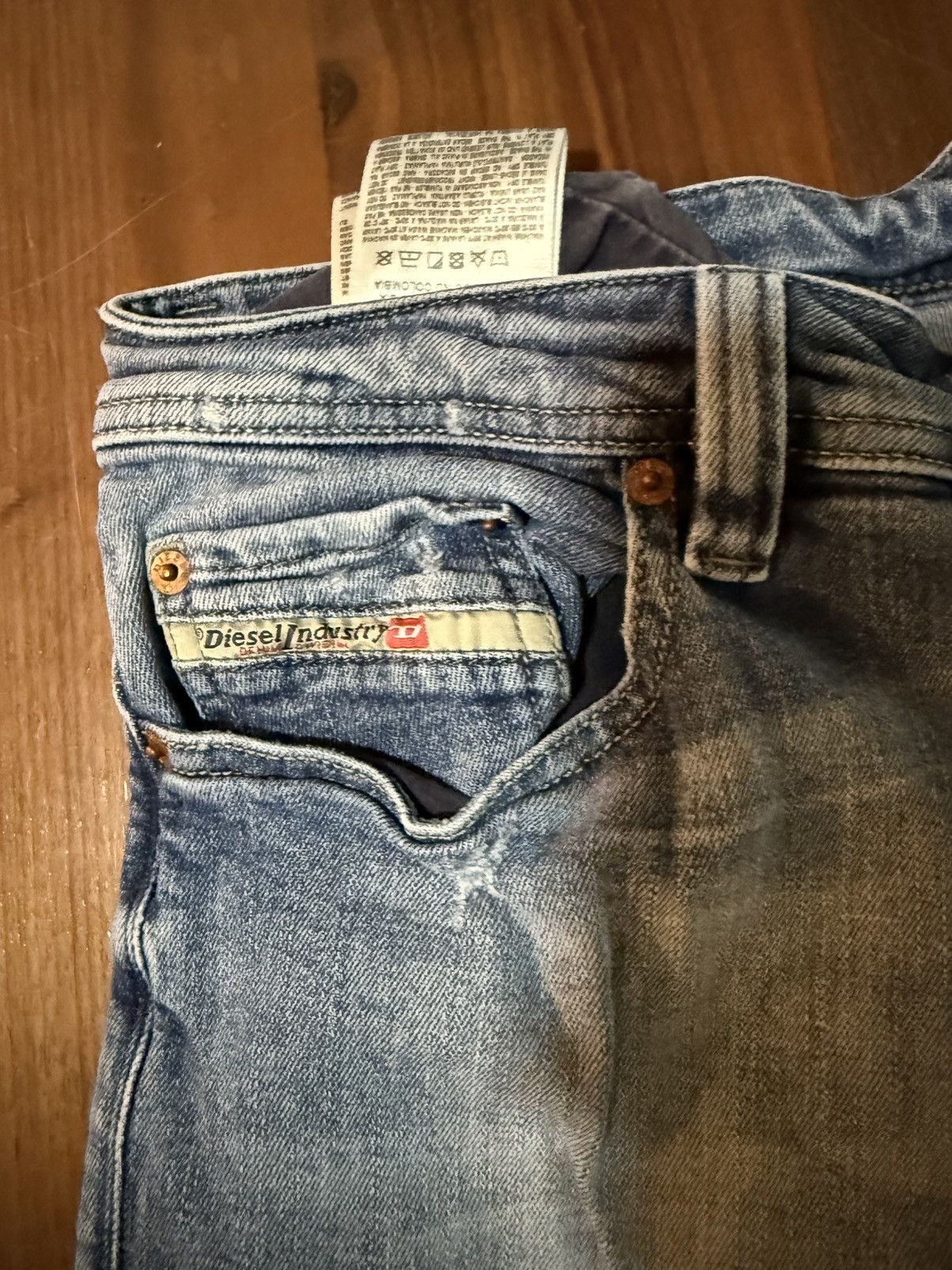 Diesel Diesel Safado Distressed Denim Blue Jeans Size 34 x 32 Size US 34 / EU 50 - 3 Thumbnail