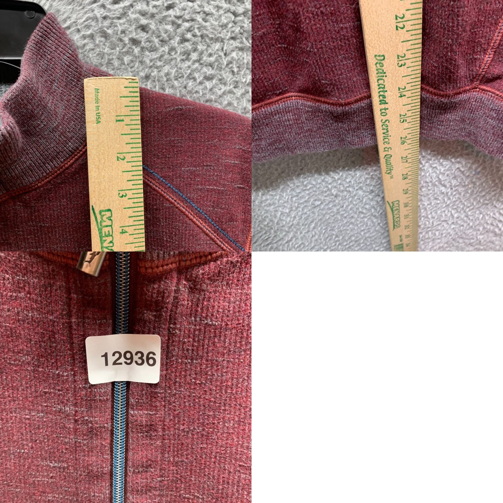 Tommy Bahama VINTAGE Tommy Bahama Sweatshirt Mens Adult Medium Gray Reversible Cotton 1/4 Zip 90s Pullover Knit Mock Neck Zip Shirt Size US M / EU 48-50 / 2 - 10 Thumbnail