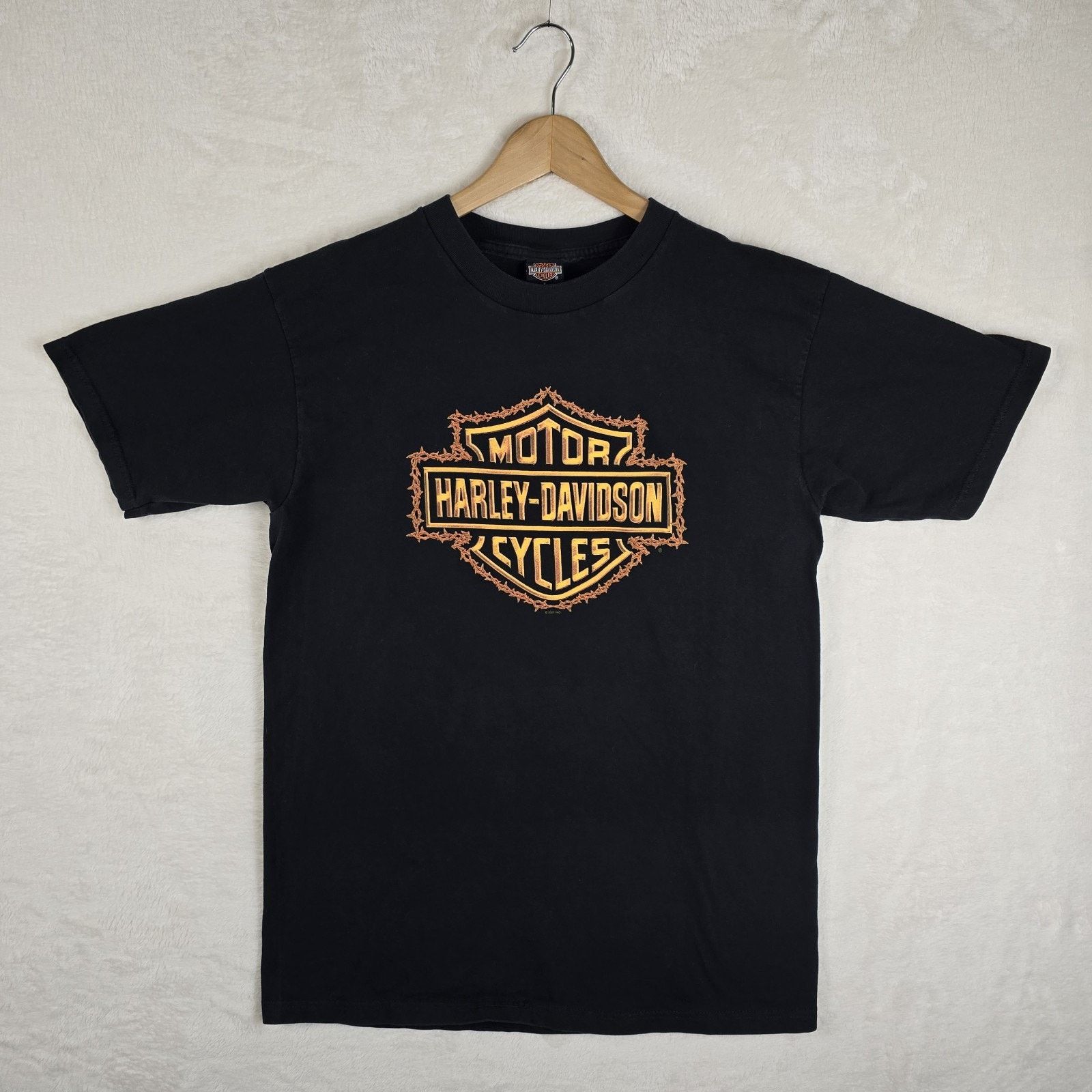 Harley Davidson Vintage Harley Davidson Barbwire Buffalo New York NY Large Size US L / EU 52-54 / 3 - 2 Thumbnail