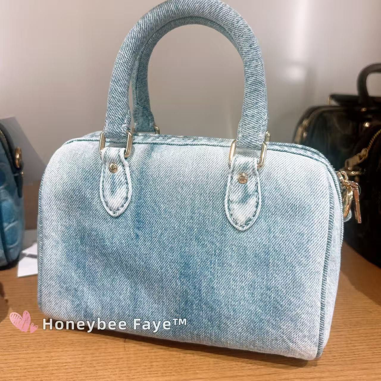 Coach Mini Rowan Crossbody Bag In Loved Denim With Charms CDY30 Size ONE SIZE - 5 Thumbnail