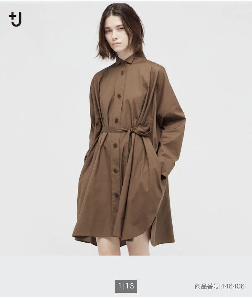 Jil Sander × Uniqlo Uniqlo x Jil Sander Dolman Dress Size L / US 10 / IT 46 - 2 Thumbnail