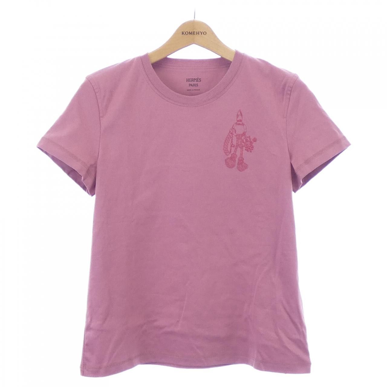 Hermes Hermes Hermes Cartouche Parfroi36 T-shirt Cotton T-Shirts DUTY FREE for USA Size ONE SIZE - 1 Thumbnail