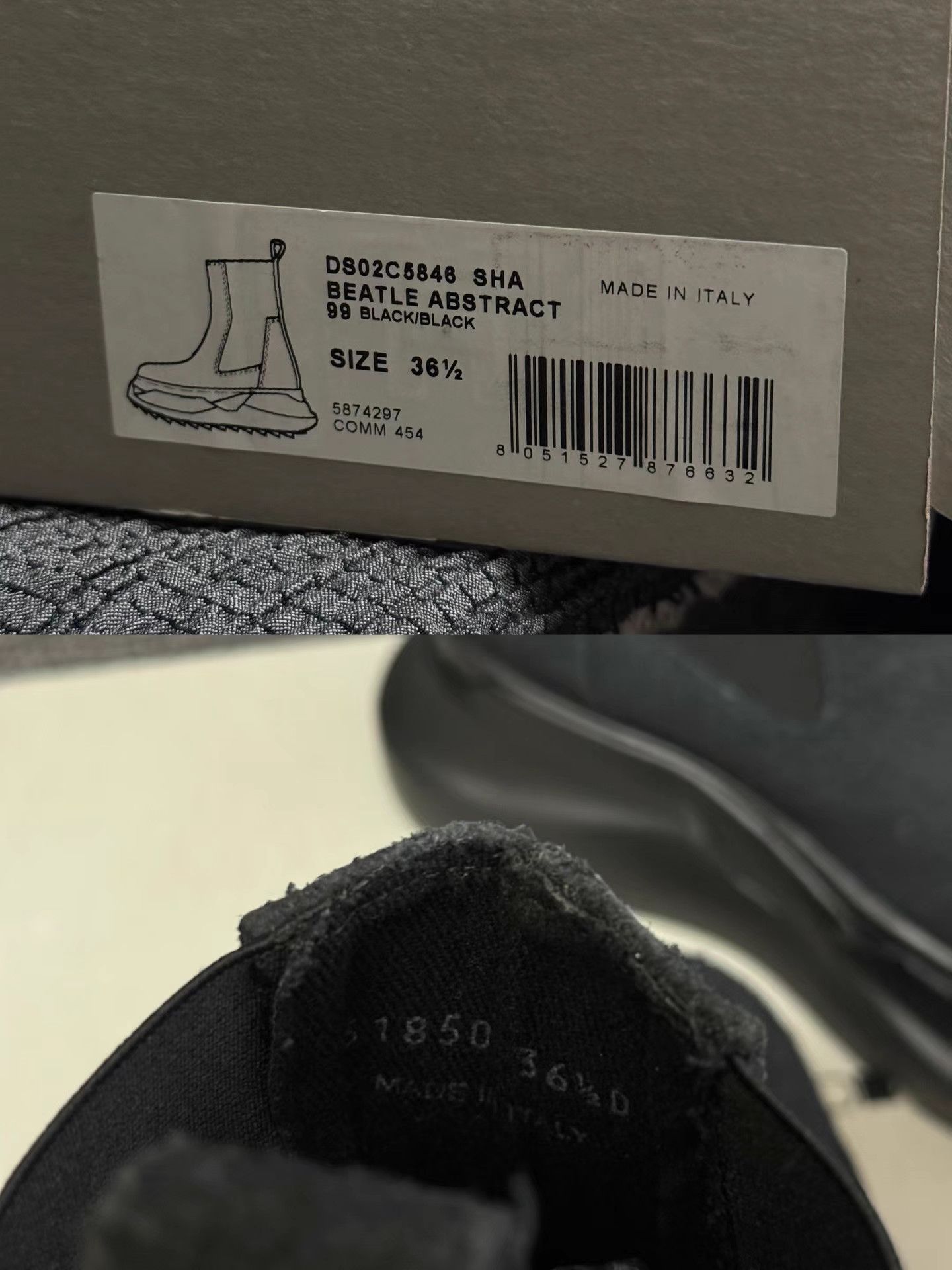 Rick Owens Rick Owens 23FW distressed leather tank sole Chelsea boots. Size US 6 / IT 36 - 8 Thumbnail