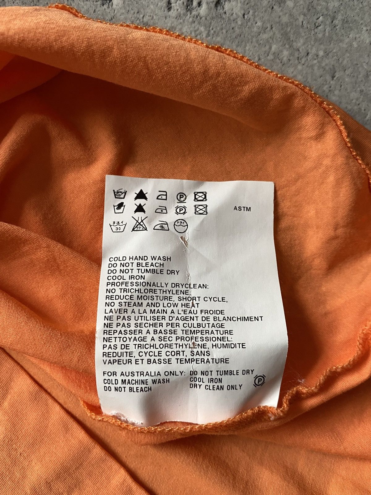 Jil Sander Jil Sander Minimalist Orange Shirt Size L / US 10 / IT 46 - 7 Thumbnail