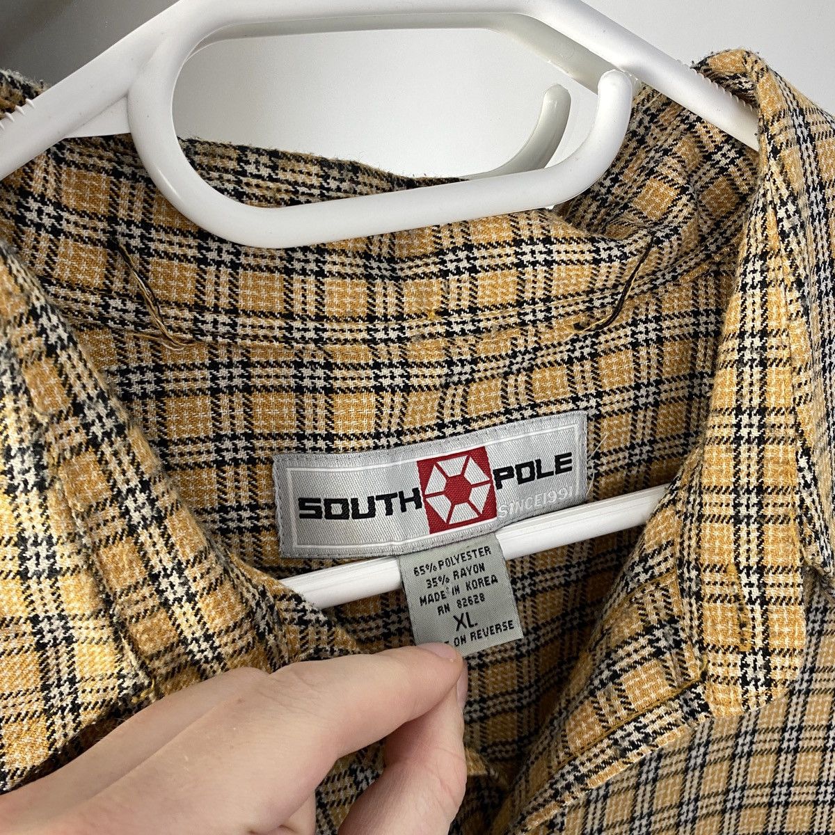 Southpole VINTAGE SOUTHPOLE FLANNEL BAGGY OVERSIZED SHIRT 90s Size US XL / EU 56 / 4 - 4 Thumbnail