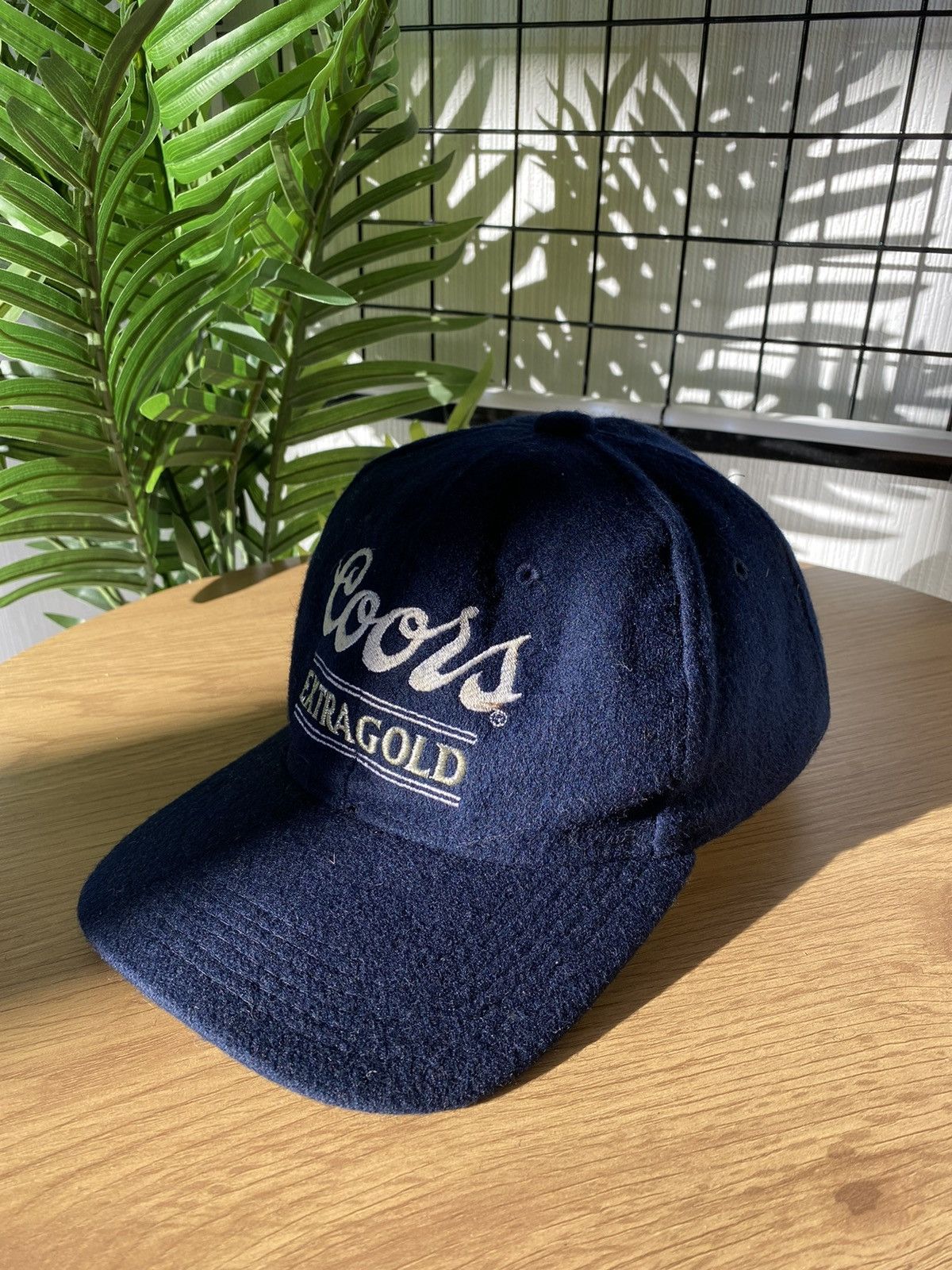 Budweiser × Vintage Vintage Coors Wool “Extra Gold Beer” Hat Men’s Hat 90’s OS Size ONE SIZE - 10 Thumbnail