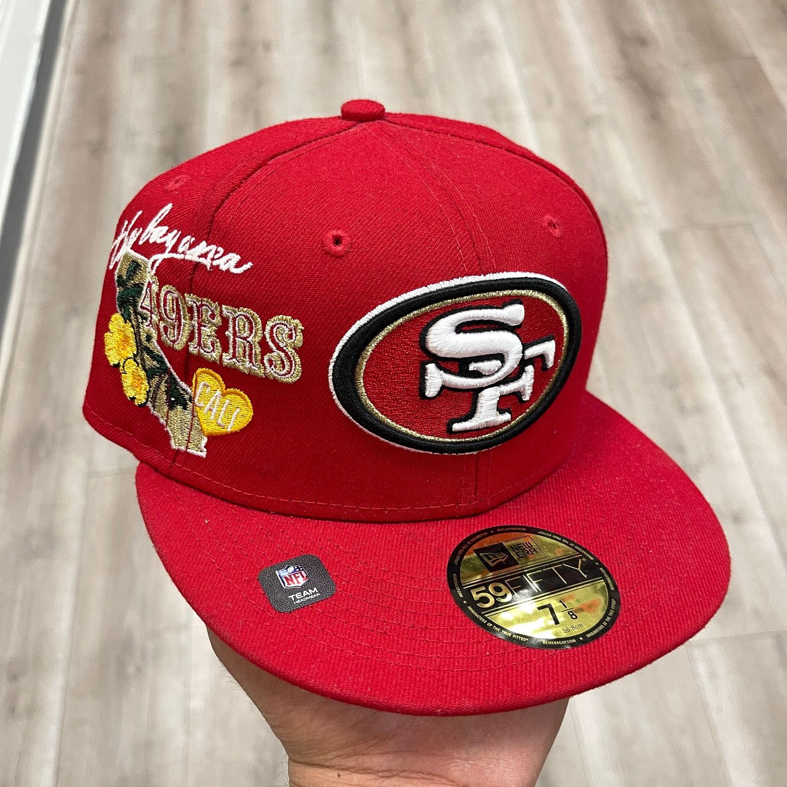 New Era Scarlet San Francisco 49ers City Cluster Hat 7 1/8