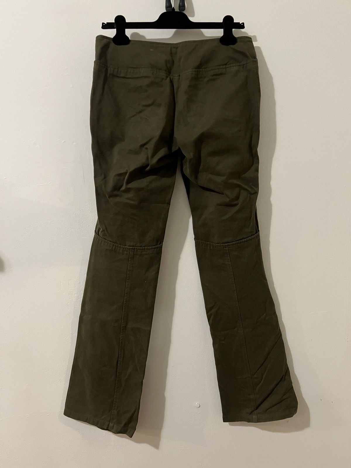 Miu Miu Miu Miu 90s Olive Green Paneled Trousers Size 30" / US 8 / IT 44 - 3 Thumbnail