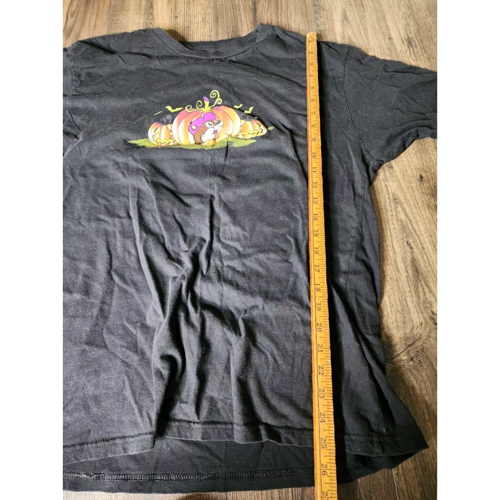GAS Buc-Ees Halloween T-Shirt Mens L Black Double-Sided Crew Neck Short Sleeve Size US L / EU 52-54 / 3 - 3 Thumbnail