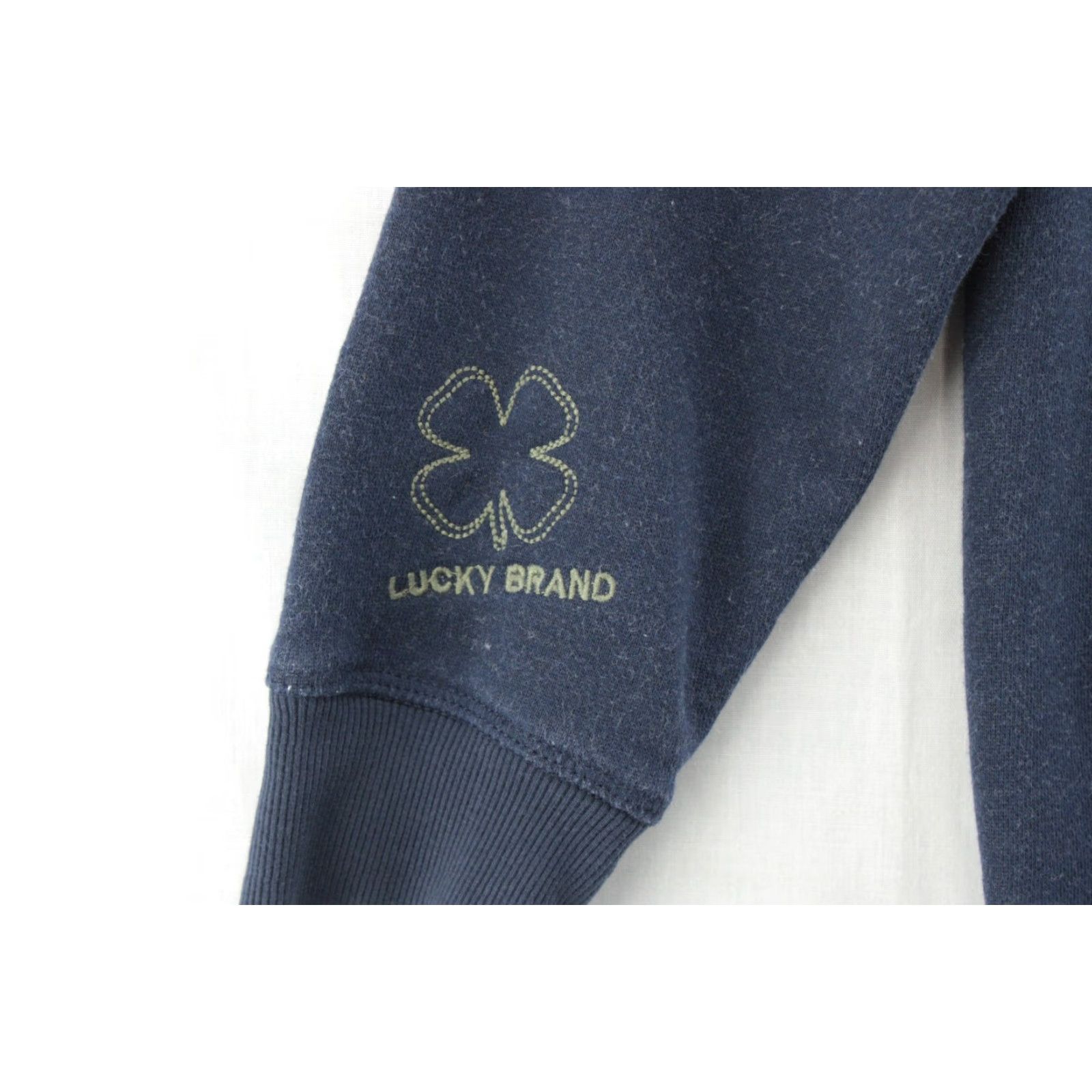 Lucky Brand Lucky Brand Hoodie Women’s L Blue Camo Full Zip Sherpa Lined Hood Boho City Classic Colorful Bohemian Size L / US 10 / IT 46 - 4 Thumbnail