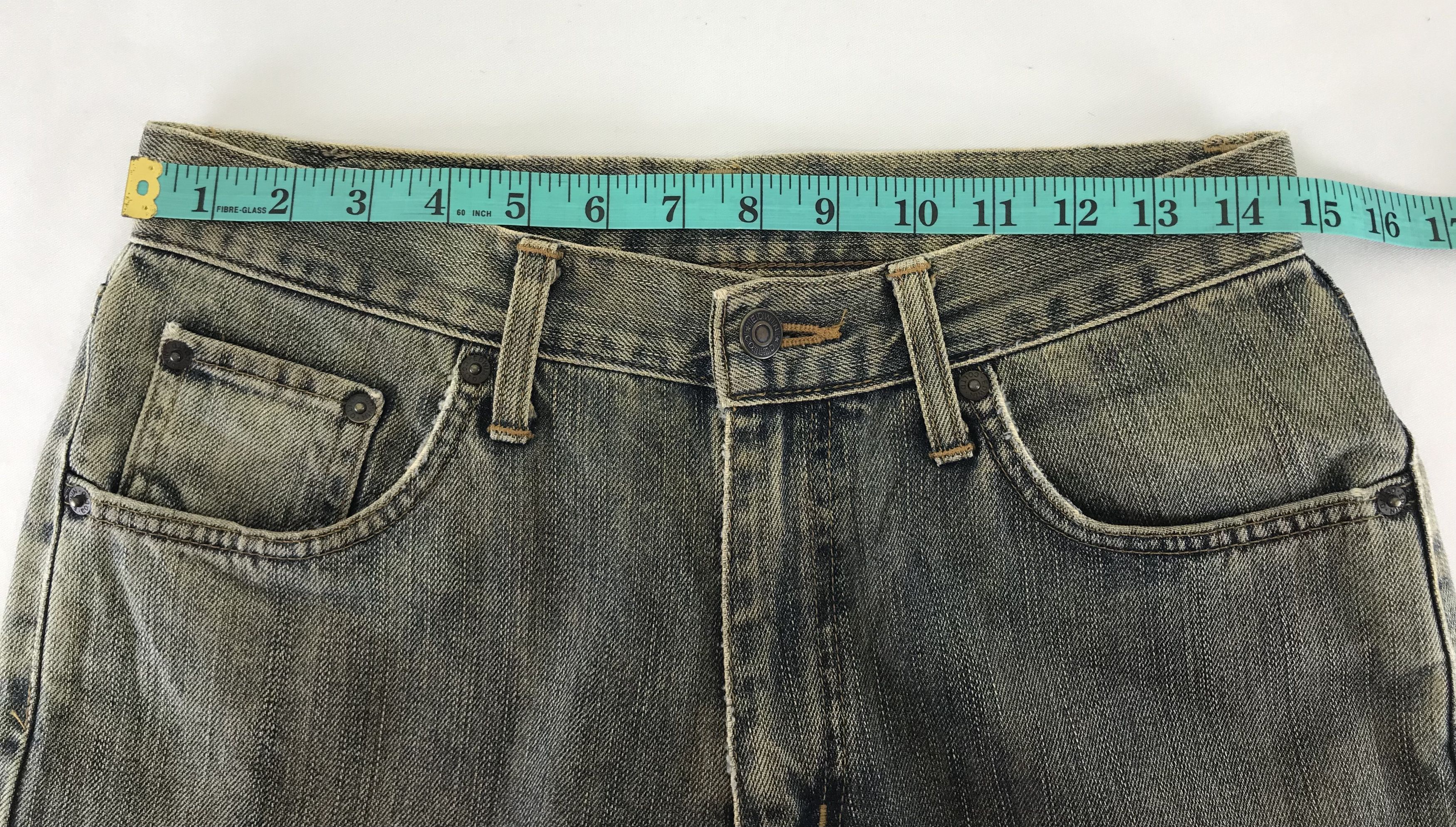 Edwin Vintage Edwin 404 Bleach Rusty Jeans Size US 29 - 14 Thumbnail