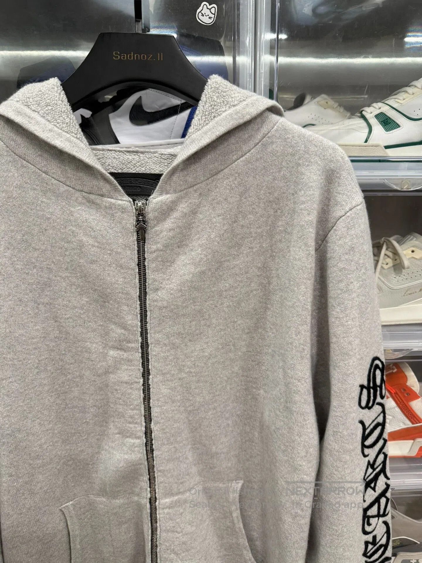 Chrome Hearts Chrome Hearts Gray Cashmere Zip Hoodie. Size US L / EU 52-54 / 3 - 2 Thumbnail