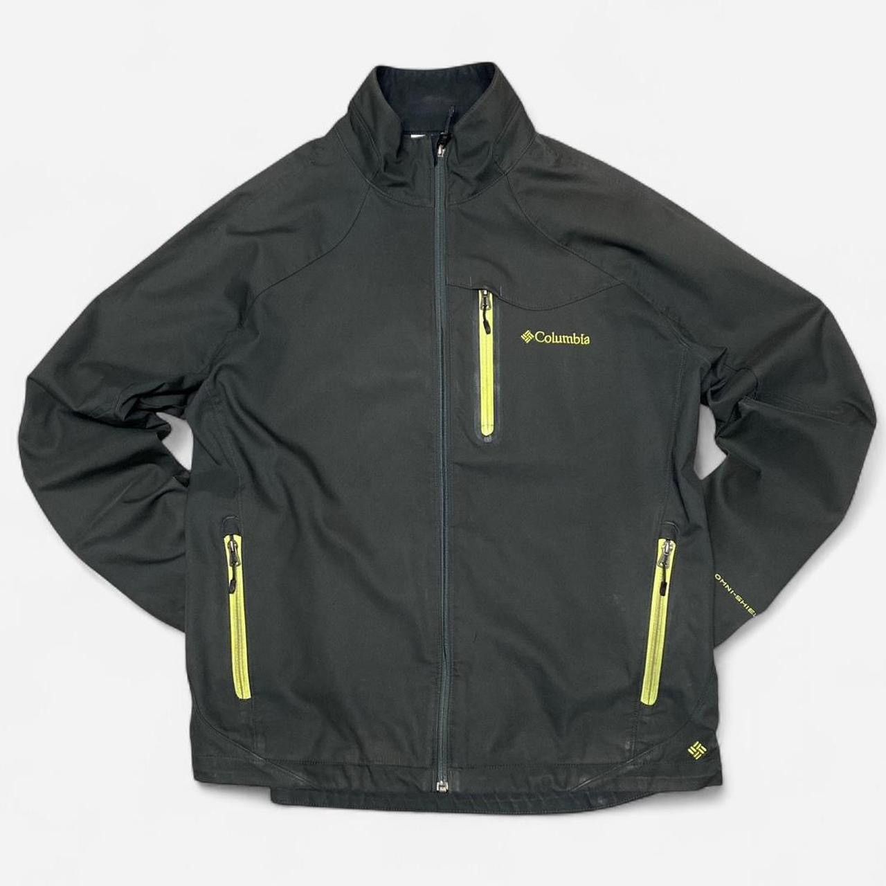 Columbia Y2K Columbia light jacket in Charcoal grey w green accents Size US L / EU 52-54 / 3 - 1 Thumbnail