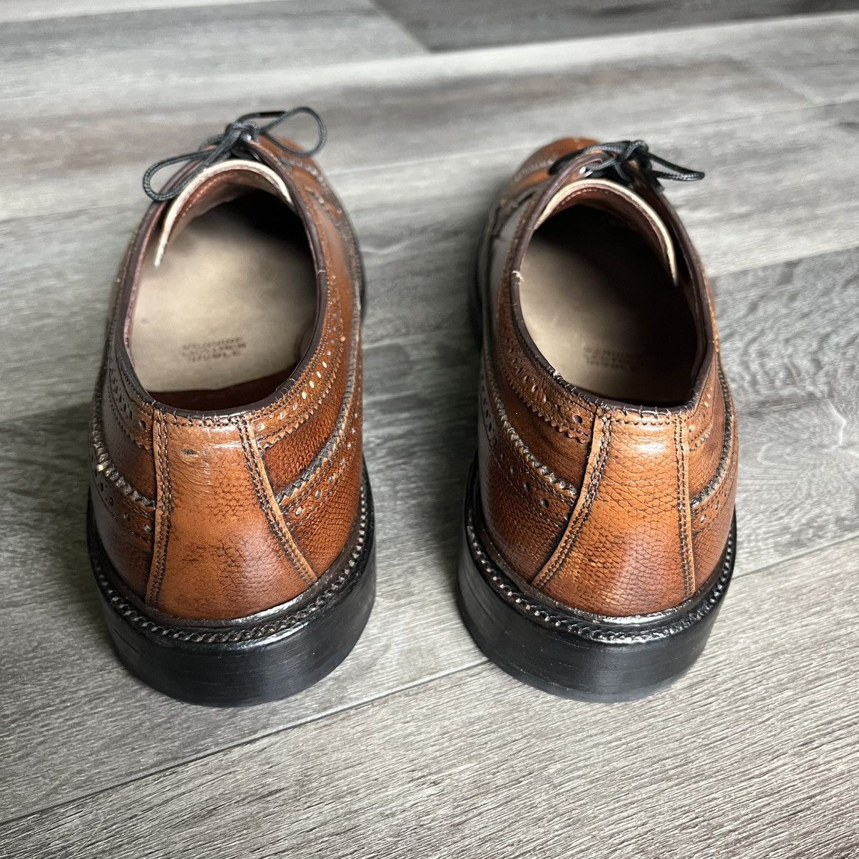 Bostonian Vintage 1980s Bostonian Longwing Wingtip Leather Loafers USA Size US 9.5 / EU 42-43 - 4 Thumbnail