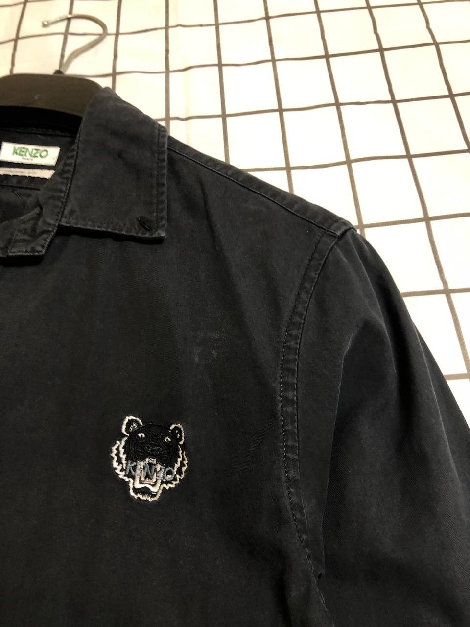 Kenzo Kenzo Paris Overshirt Size XS Black Logo Casual Fit Size US XS / EU 42 / 0 - 4 Thumbnail