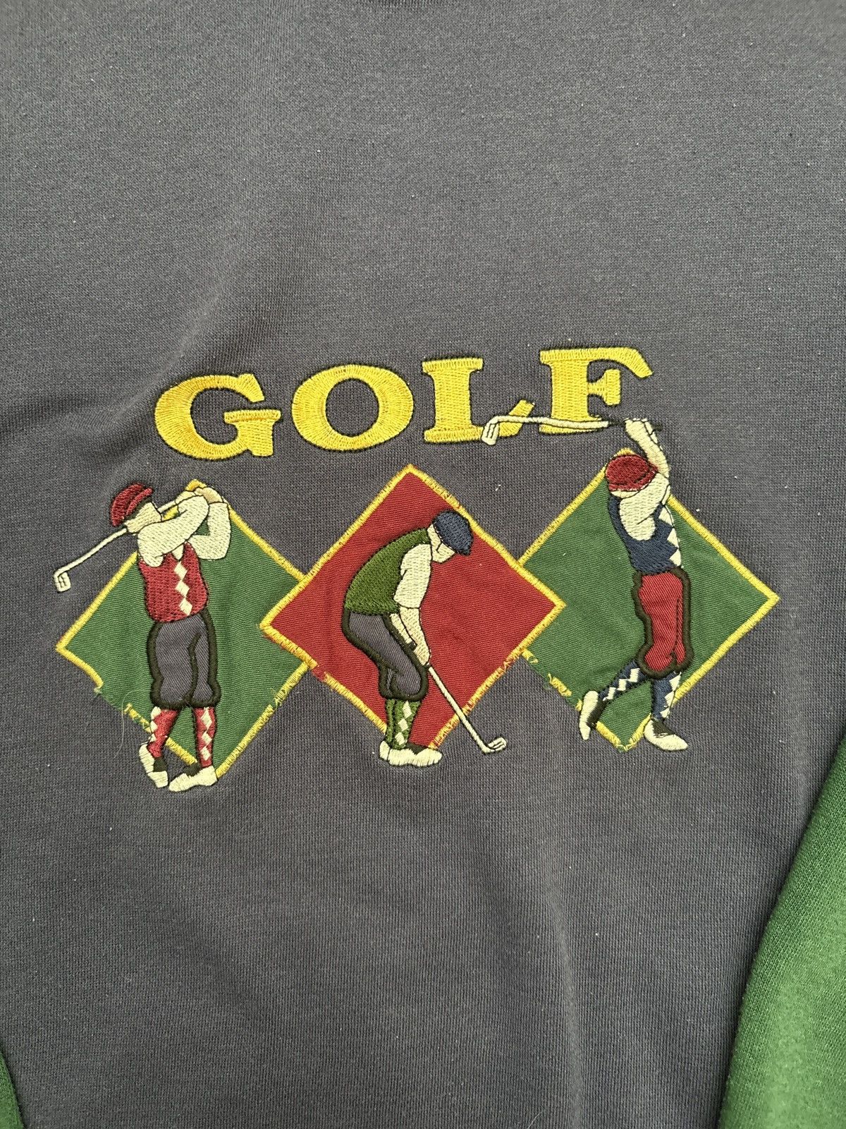Ralph Lauren Sport VINTAGE Golf Crewneck Sweater Size US L / EU 52-54 / 3 - 2 Thumbnail