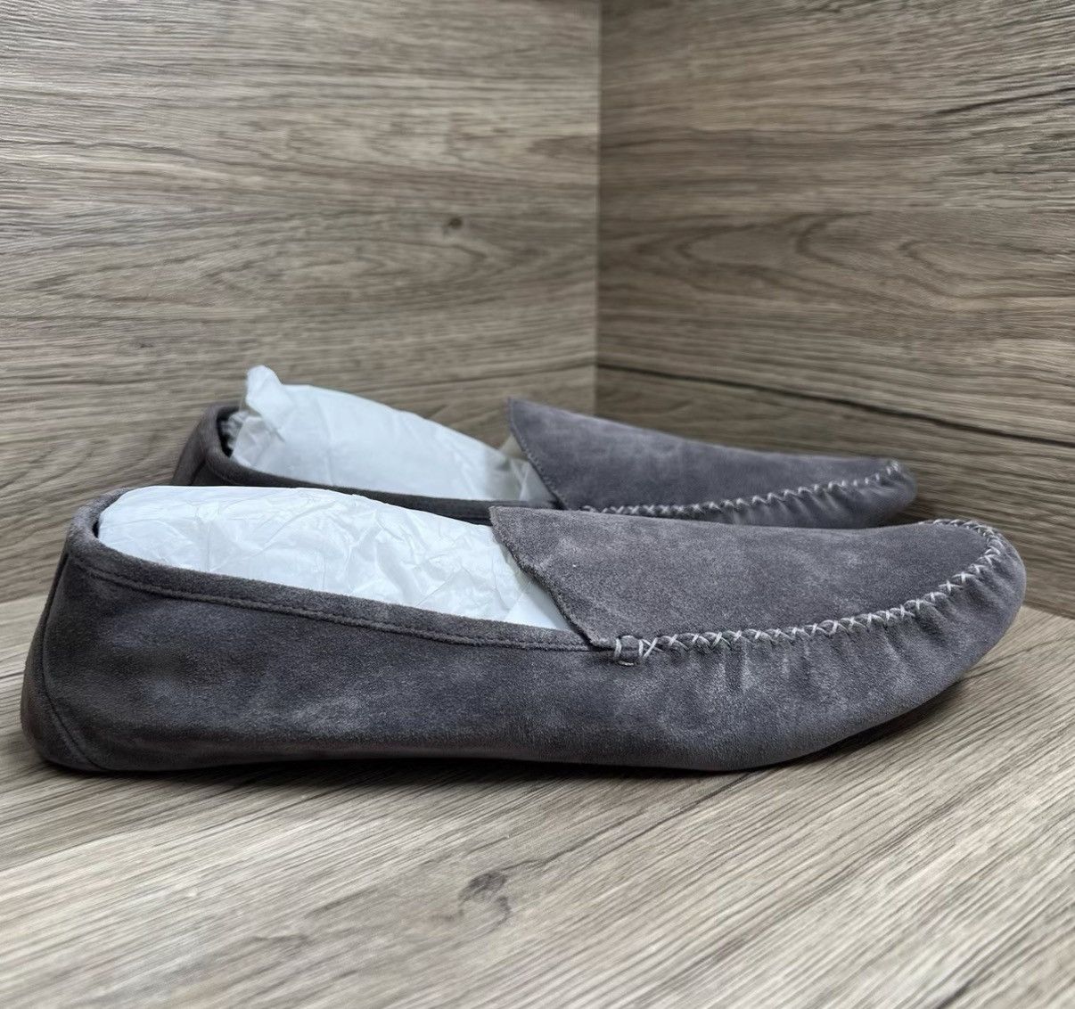 Loro Piana Loro Piana Maurice Grey Indoor Loafers J41 Size US 11 / EU 44 - 3 Thumbnail