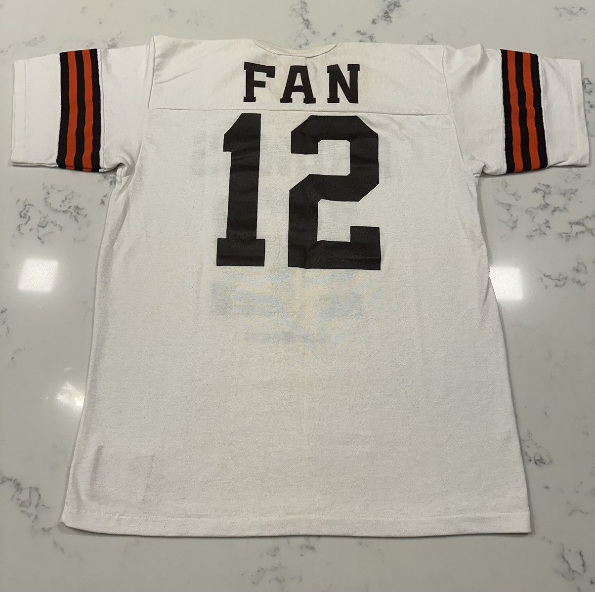 NFL × Vintage Rawlings 1980s NFL Cleveland Browns Jersey Shirt Radio Fan Size US L / EU 52-54 / 3 - 4 Thumbnail