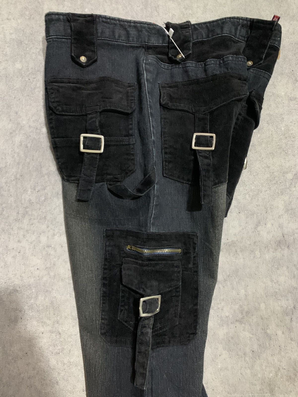 Other Flared jeans multi pocket cargo x if six was nine x vintage Size US 29 - 6 Thumbnail