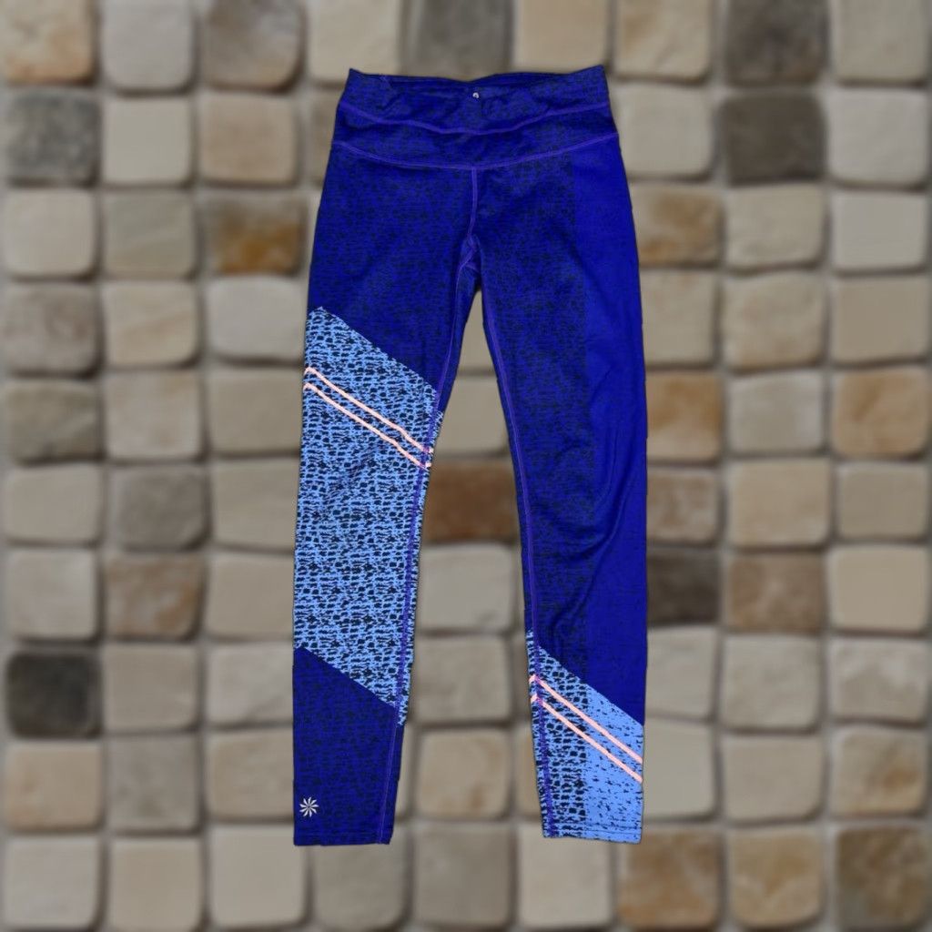 Athleta Athleta Asym Camo Sonar 7/8 Legging Womens XS Multicolor Stretch Yoga Size 26" / US 2 / IT 38 - 1 Thumbnail