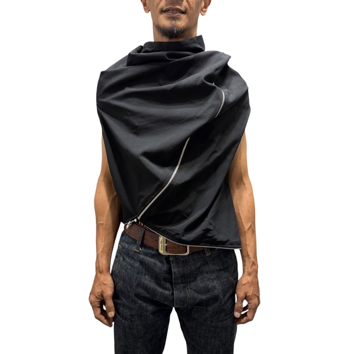 Comme des Garcons AD1991 Comme Des Garcons Diagonsl Zipper Asymmetric Jacket Size S / US 4 / IT 40 - 1 Thumbnail