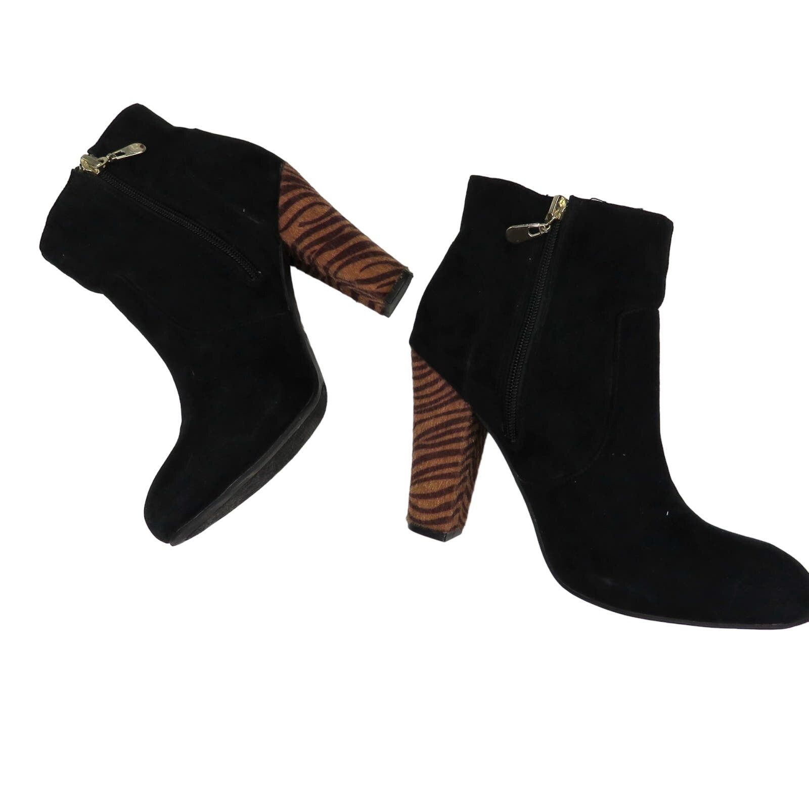 Guess Guess Black Ankle Boot Animal Print Pony Hair 8 Booties Size US 8 / IT 38 - 5 Thumbnail
