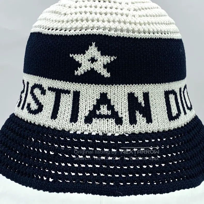 Dior Dior SizeS Colour-blocked five-pointed star logo letter cot Size ONE SIZE - 7 Thumbnail