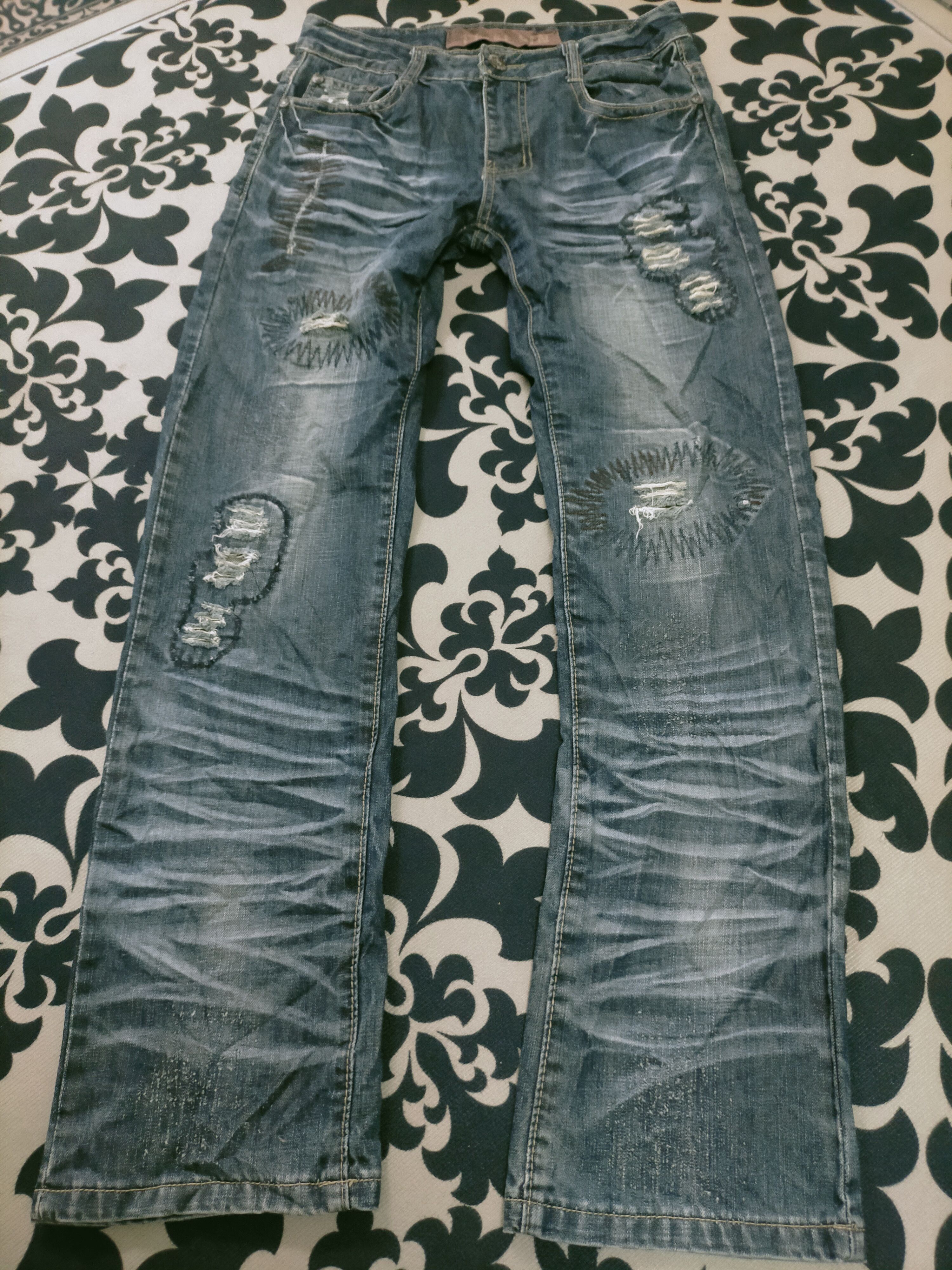 If Six Was Nine × Seditionaries × Undercover 🔥Rare Kouyizu Insane Distressed Jeans Size US 30 / EU 46 - 3 Thumbnail
