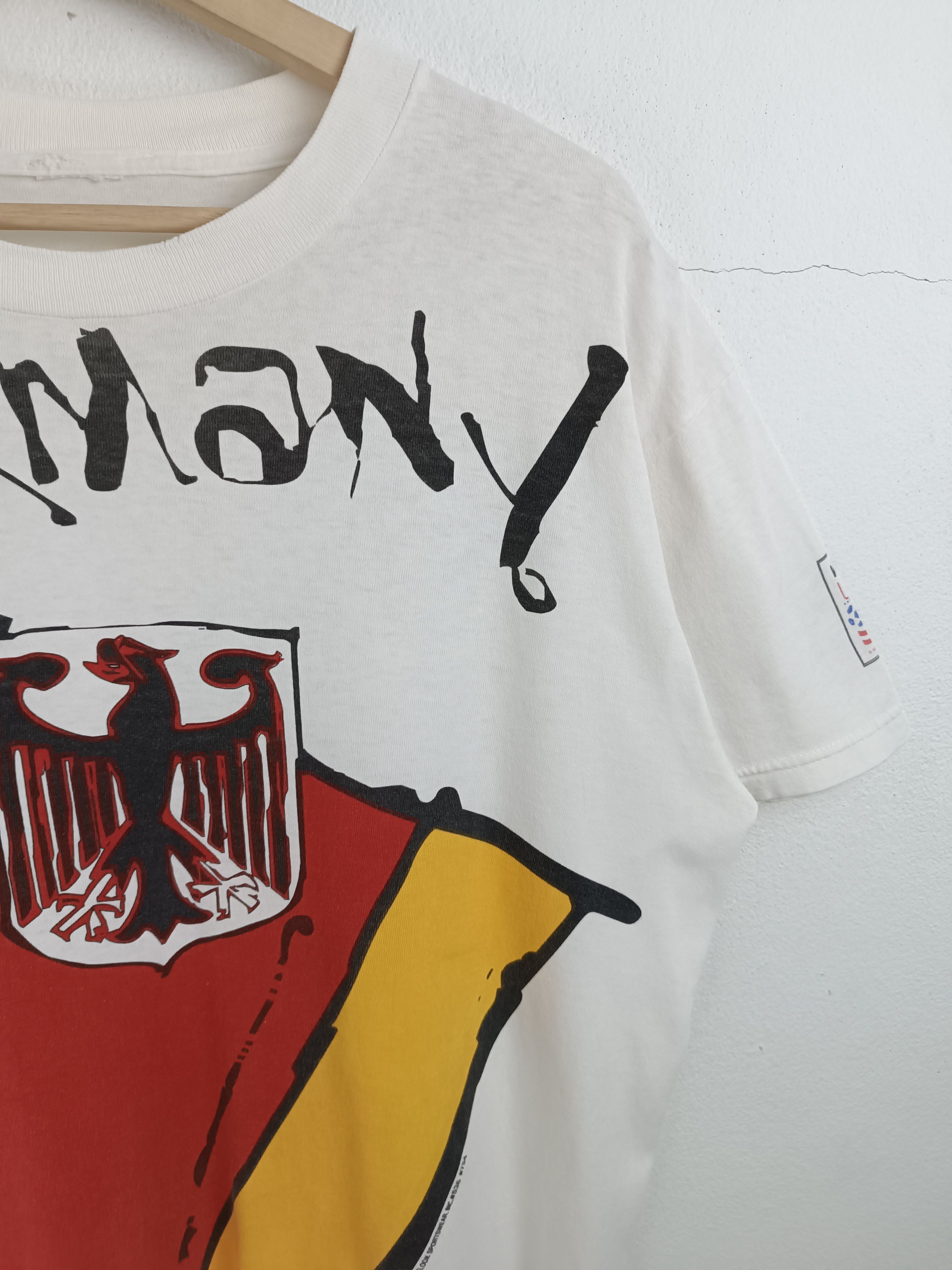 Vintage VINTAGE '94 GERMANY FIFA USA WORLD CUP TEE VERY RARE Size US XL / EU 56 / 4 - 6 Thumbnail