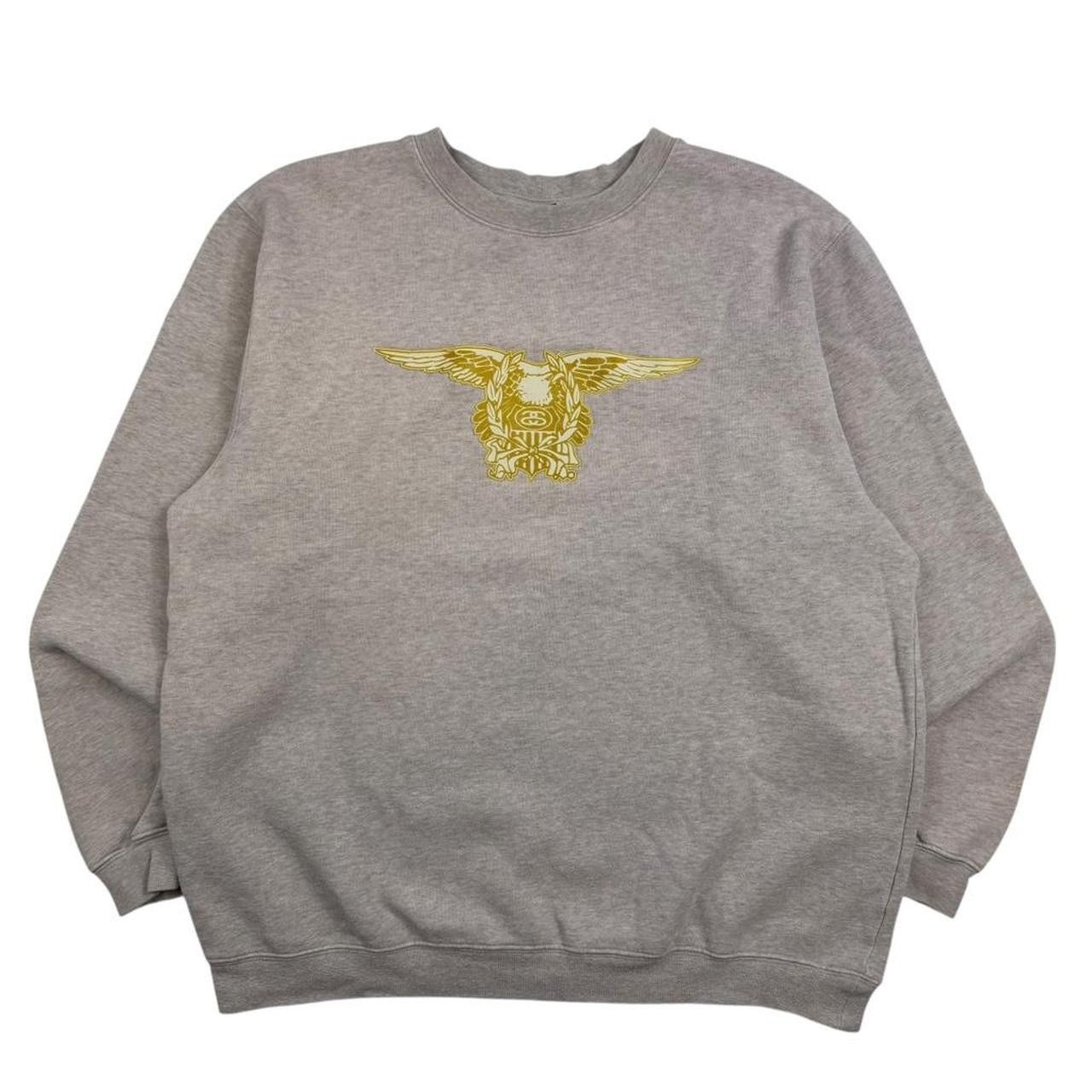 Stussy Vintage 2000s Stussy Eagle Sweatshirt - Large Size US L / EU 52-54 / 3 - 1 Thumbnail