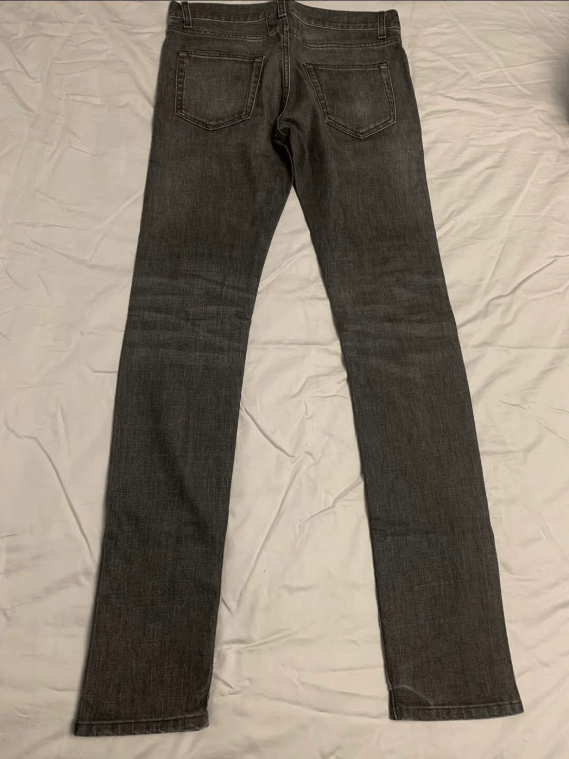 Saint Laurent Paris Saint Laurent Paris 13SS Distressed Vintage Wash Denim Size US 30 / EU 46 - 2 Thumbnail