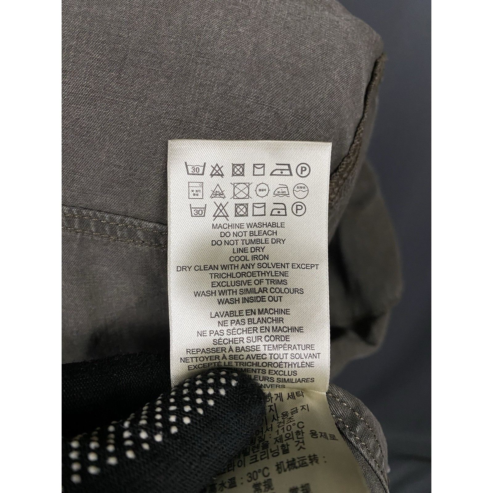 Burberry Burberry Distressed Women's Khaki Green Gray Longsleeve Snap Size L / US 10 / IT 46 - 14 Thumbnail