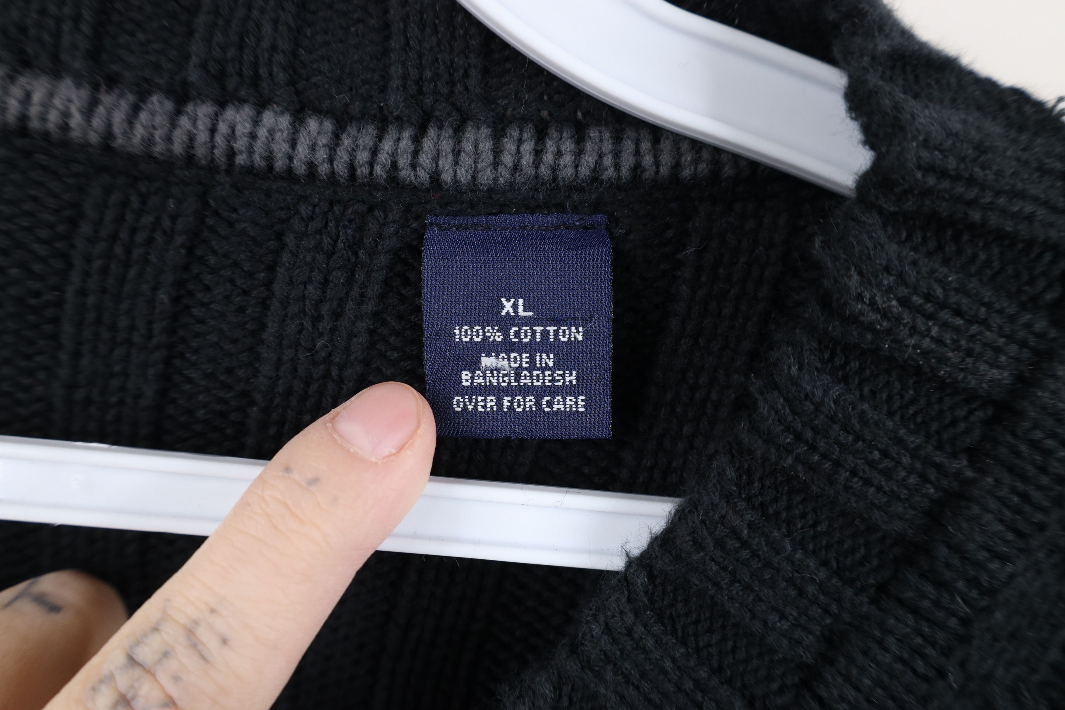Vintage Vintage 90s Streetewear Heavyweight Ribbed Knit Sweater Size US XL / EU 56 / 4 - 4 Thumbnail