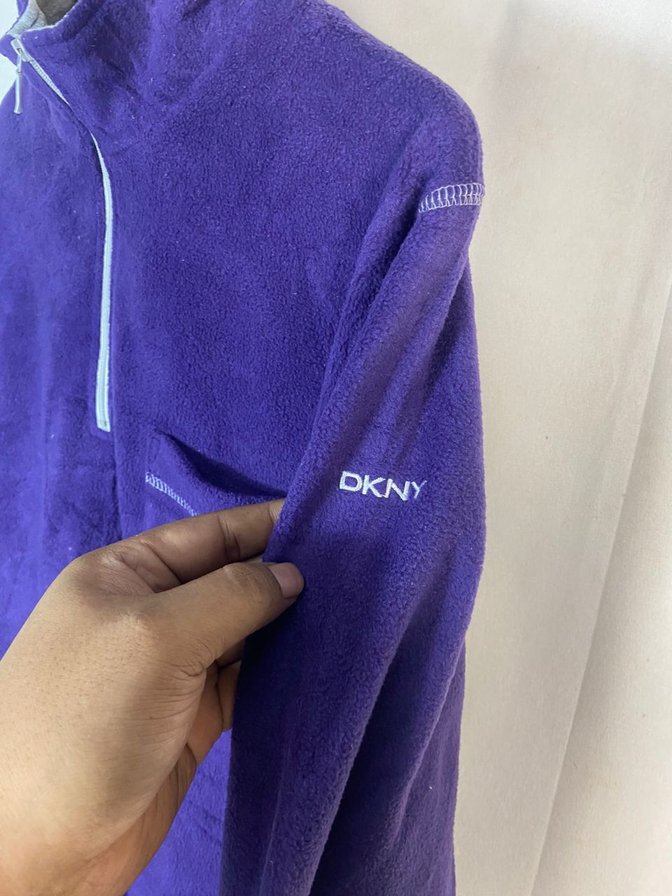 DKNY × Donna Karan DKNY half zipper fleece shirt Size US M / EU 48-50 / 2 - 4 Thumbnail