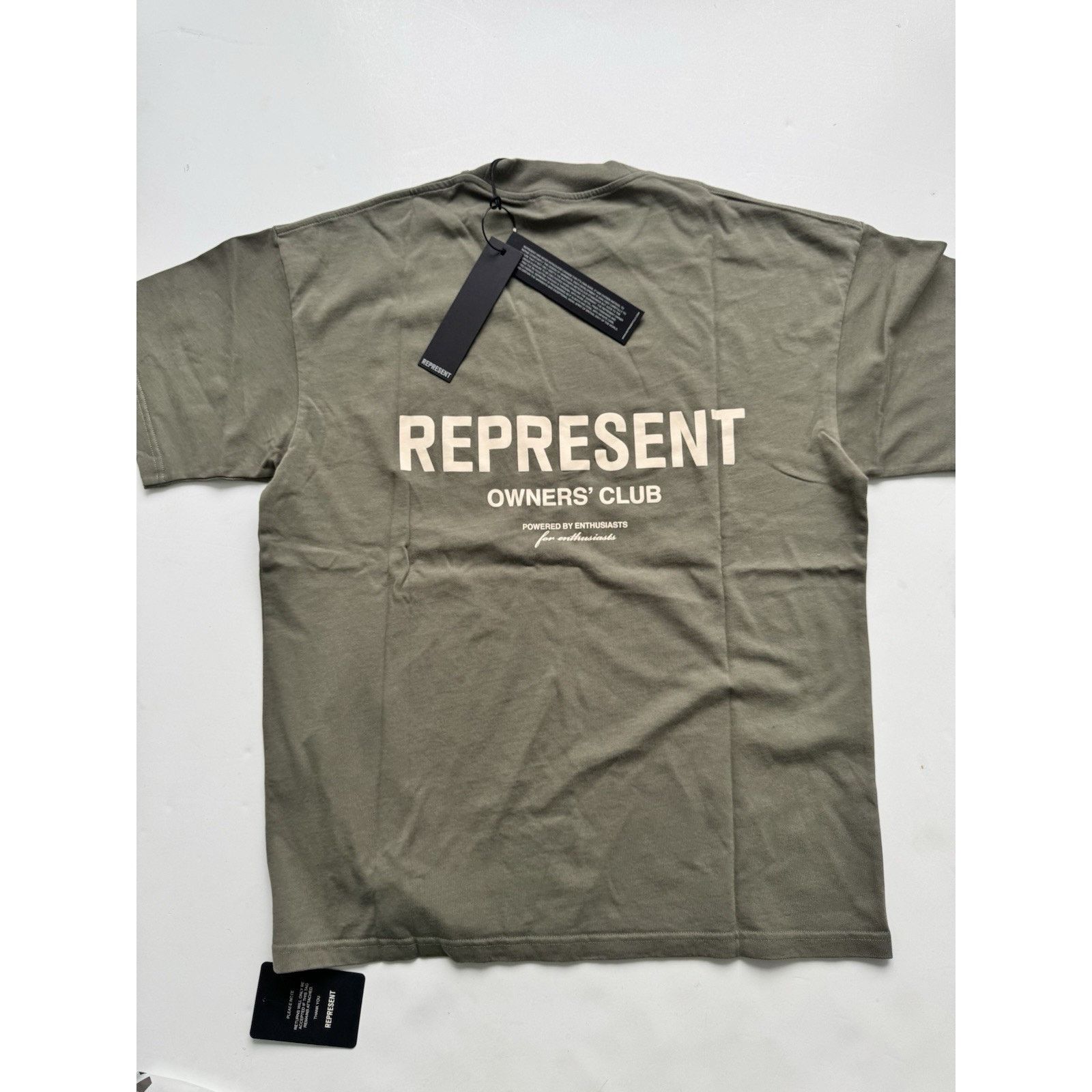 Represent Clo. Represent Owners Club T-Shirt - Olive Sz XS Size US XS / EU 42 / 0 - 1 Thumbnail